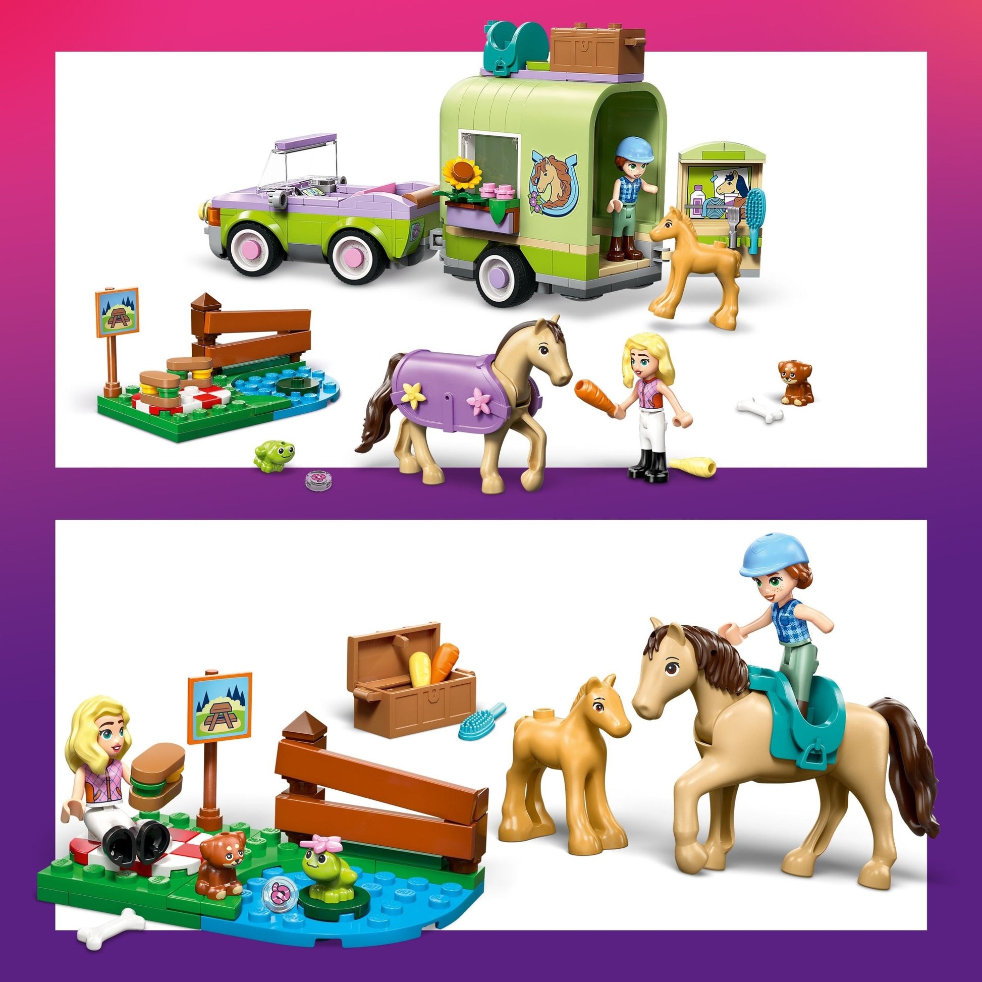LEGO® Friends Horse & Baby Foal Trailer 42695 - Mastermind Toys___249520