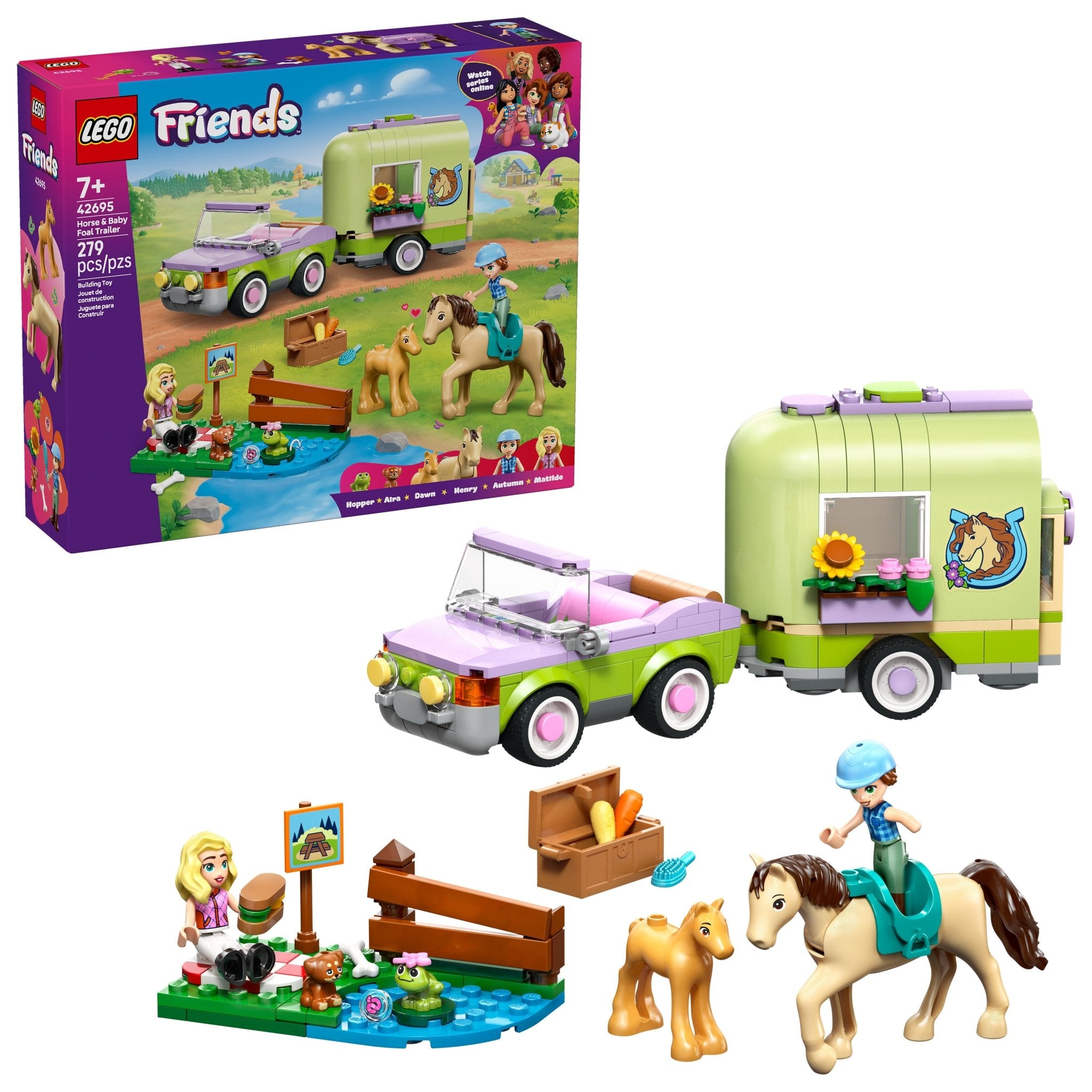 LEGO® Friends Horse & Baby Foal Trailer 42695 - Mastermind Toys___249520