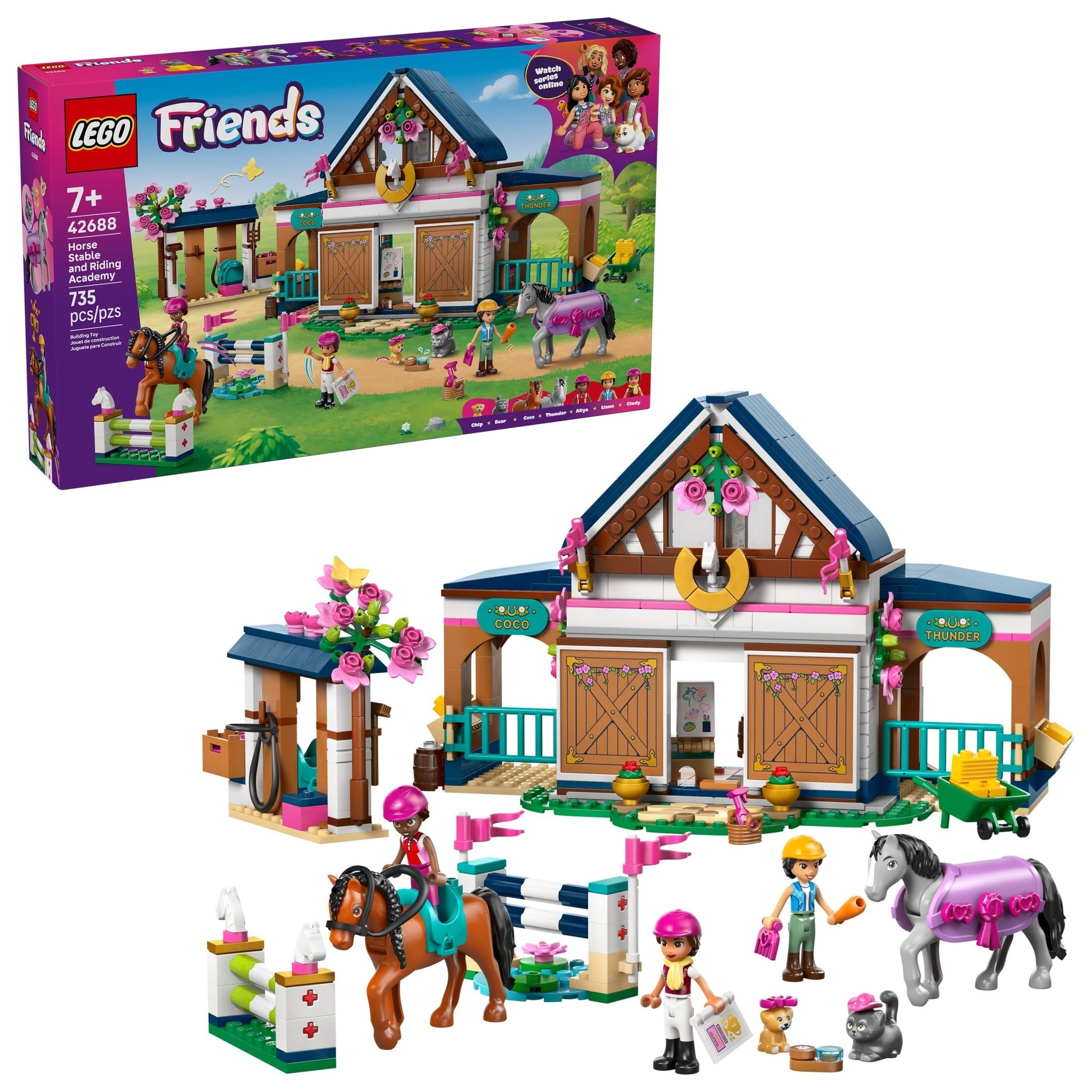 LEGO® Friends Horse Stable and Riding Academy 42688 - Mastermind Toys___249517
