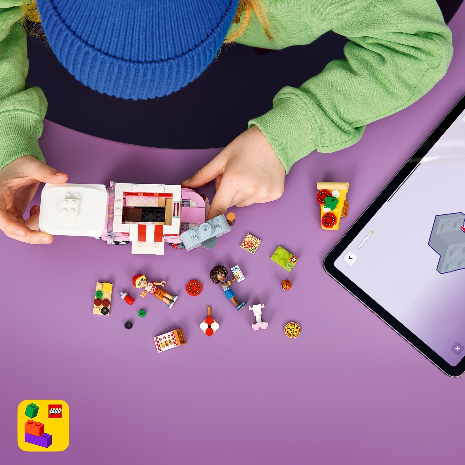 LEGO® Friends Pizza Truck Building Toy 42694 - Mastermind Toys___253824