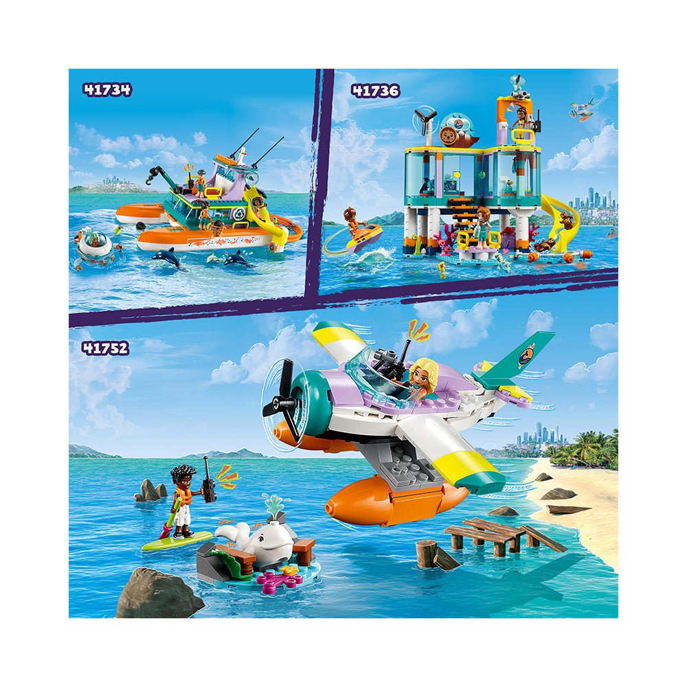 LEGO Friends Sea Rescue Plane 41752 Building Toy Set (203 Pieces) - Mastermind Toys___229680