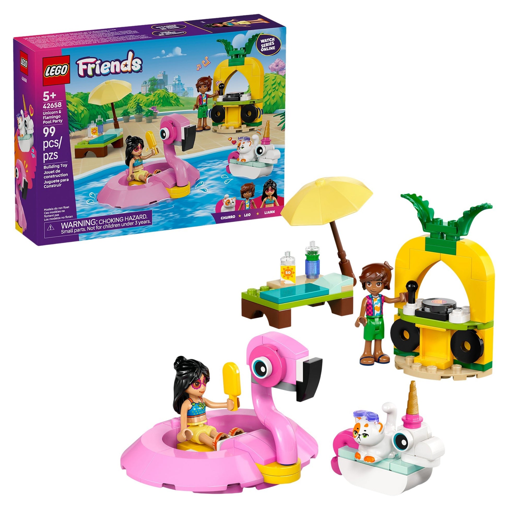 LEGO® Friends Unicorn & Flamingo Pool Party 42658 - Mastermind Toys___246735