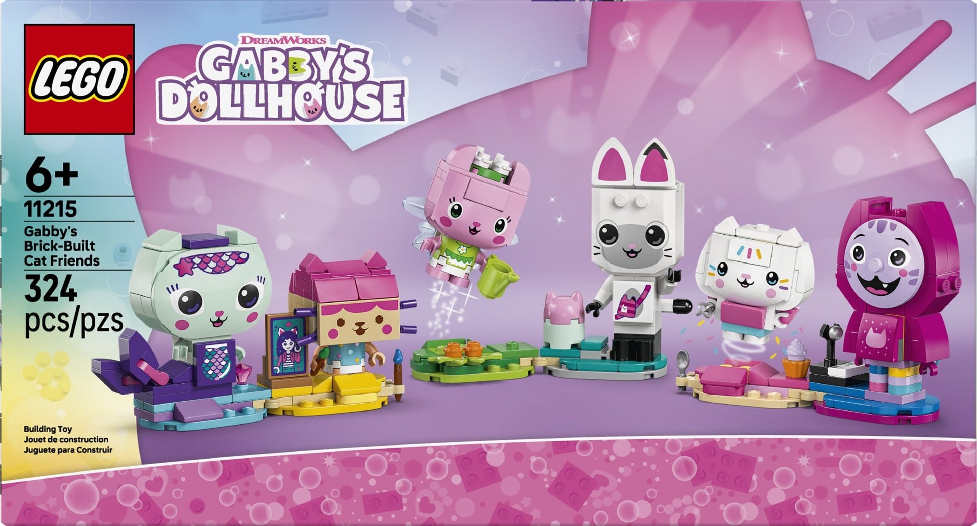 LEGO® Gabby’s Dollhouse Gabby’s Brick - Built Cat Friends 11215 - Mastermind Toys___249471