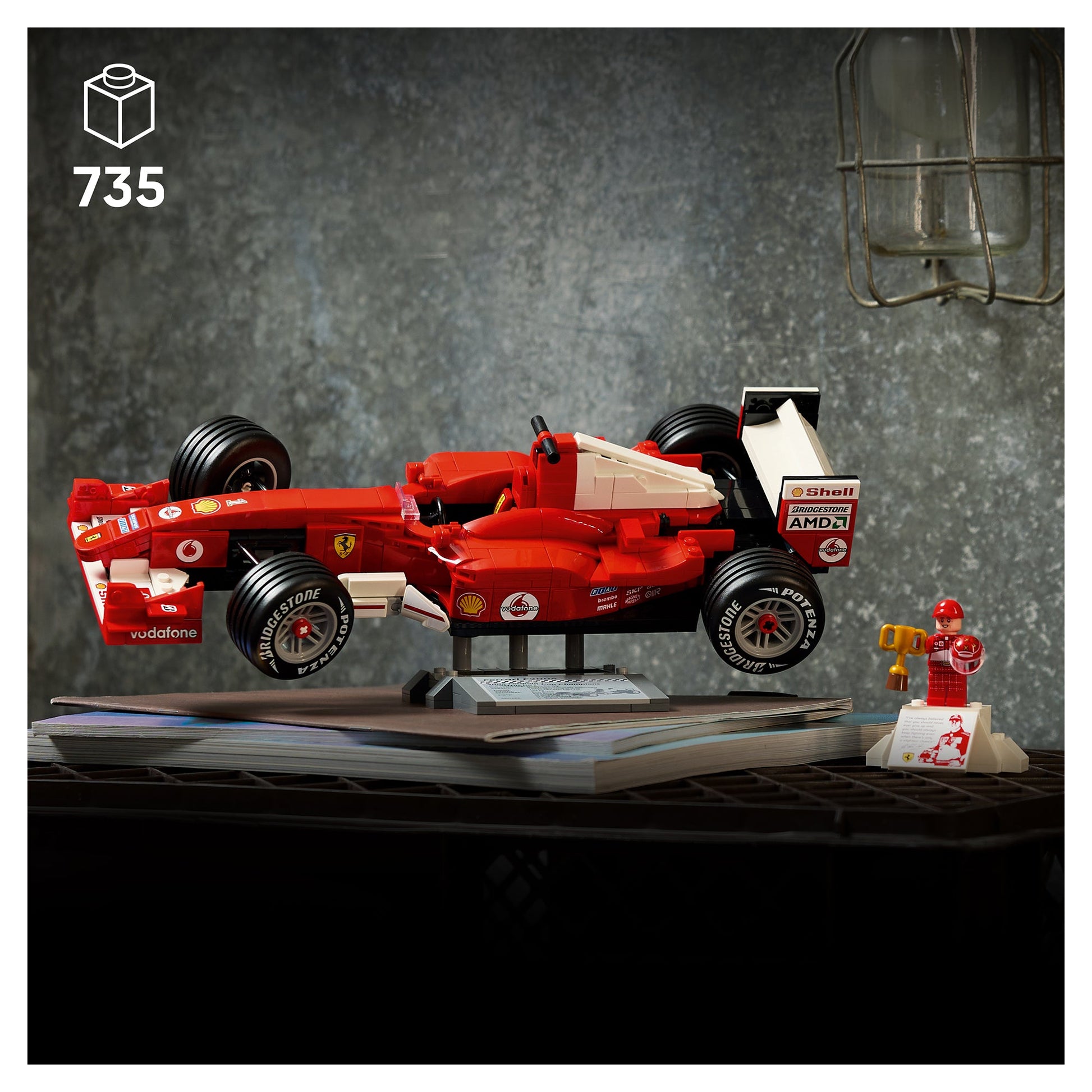 LEGO Icons Ferrari F2004 & Michael Schumacher 11375 - Mastermind Toys___249609