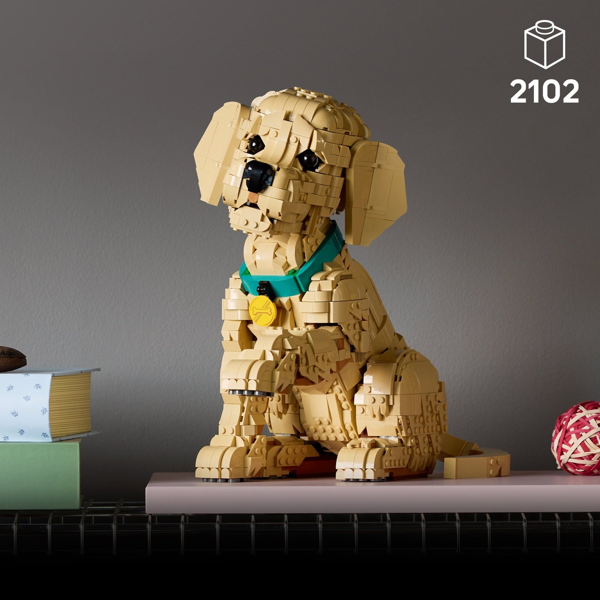 LEGO Icons Golden Retriever Puppy - Building Set 11384 - Mastermind Toys___253727