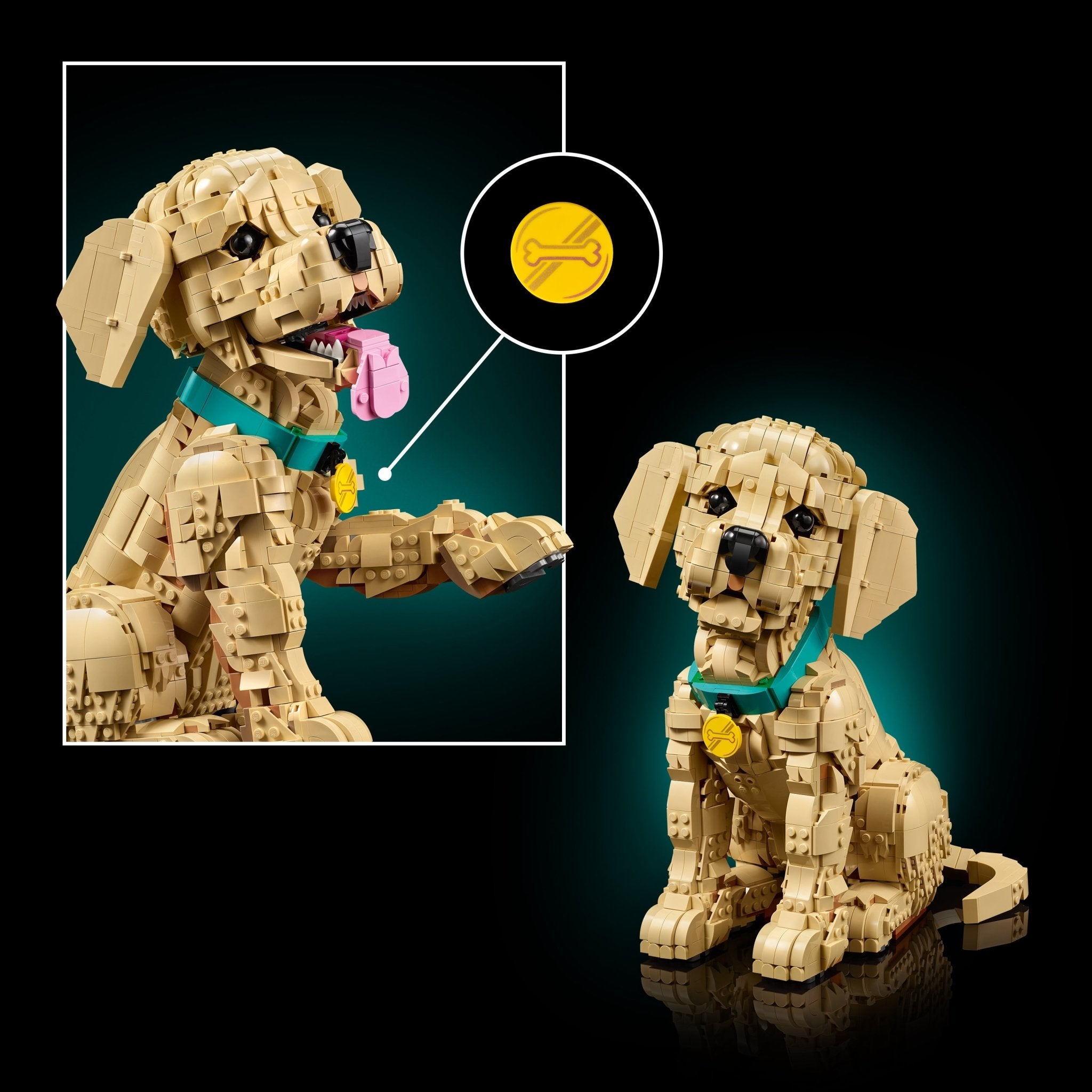LEGO Icons Golden Retriever Puppy - Building Set 11384 - Mastermind Toys___253727