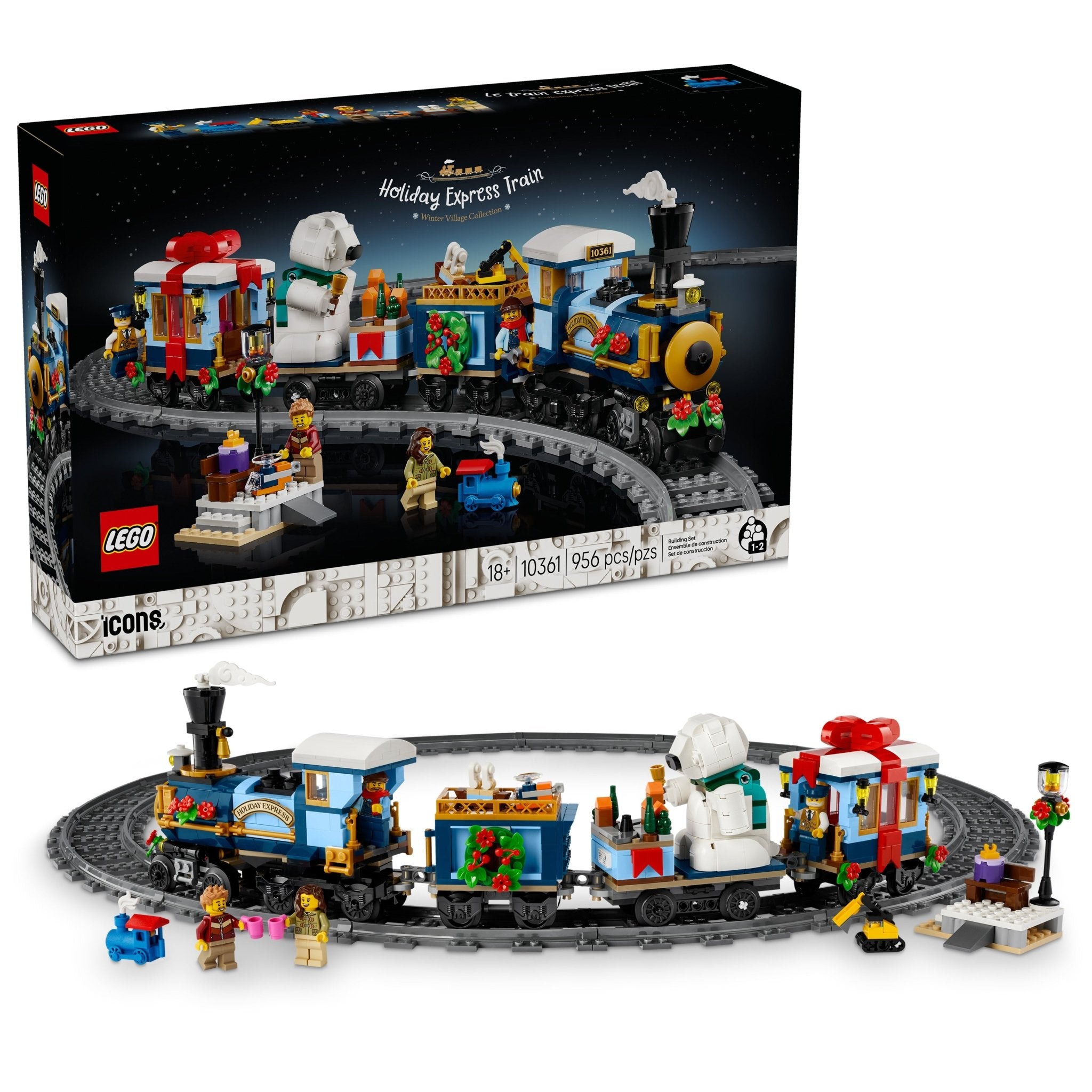 LEGO® Icons Holiday Express Train 10361 - Mastermind Toys___249459