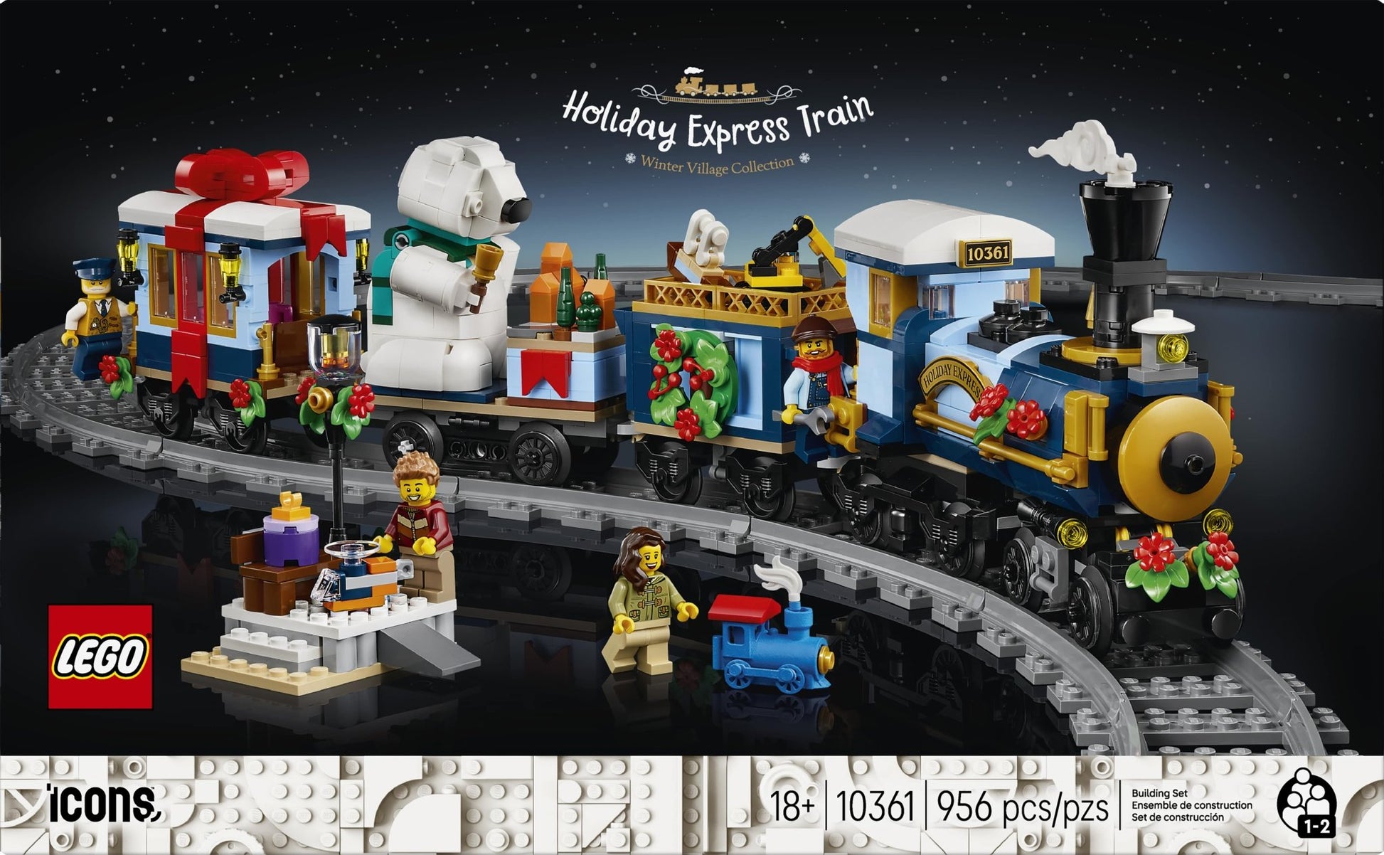 LEGO® Icons Holiday Express Train 10361 - Mastermind Toys___249459