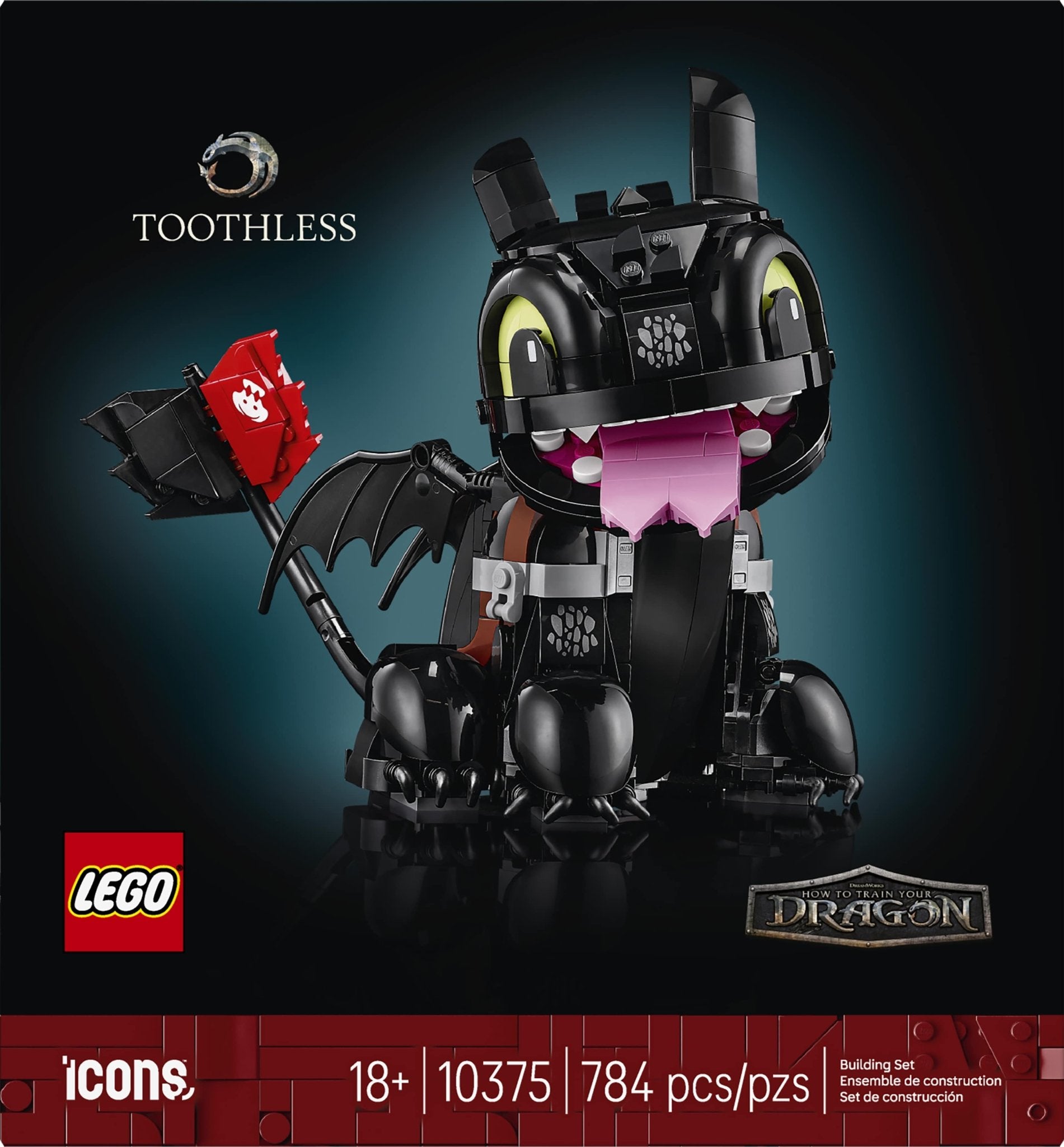 LEGO® Icons How to Train Your Dragon: Toothless 10375 - Mastermind Toys___249460