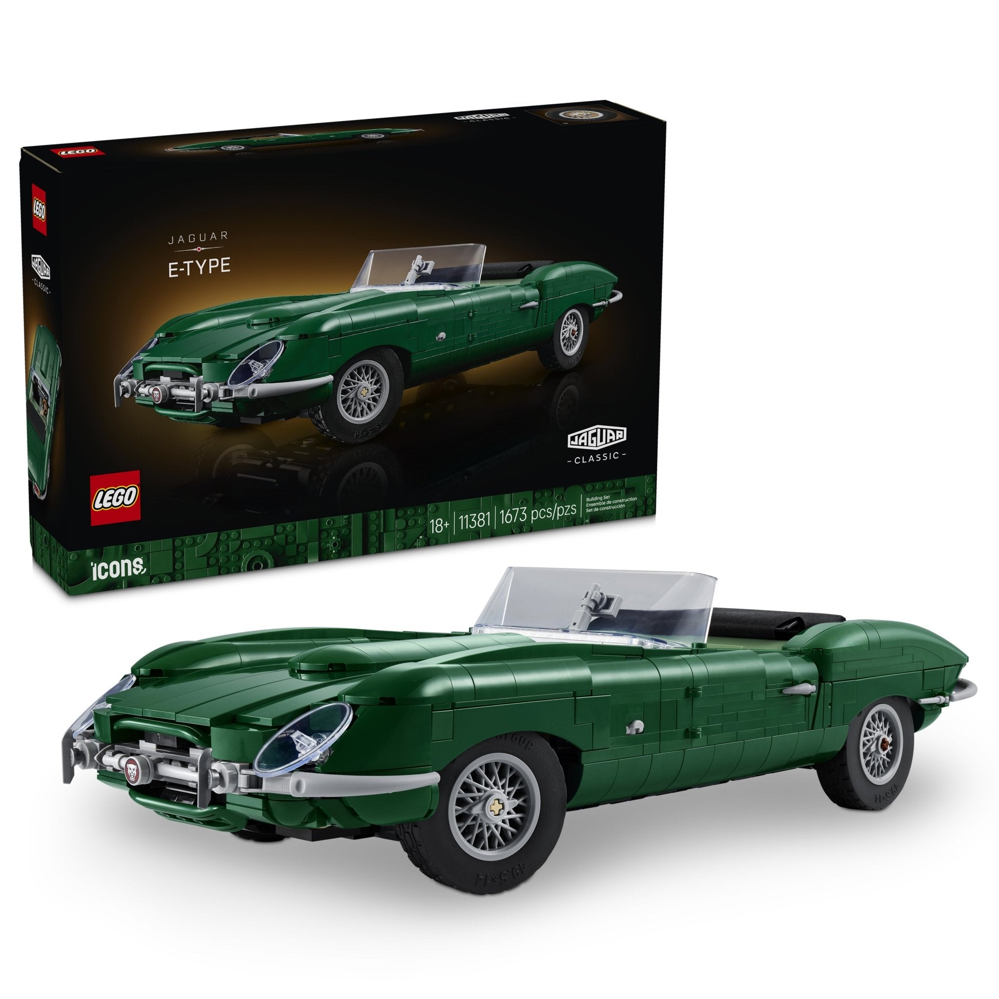 LEGO® Icons Jaguar E-Type Building Set 11381 - Mastermind Toys___253768