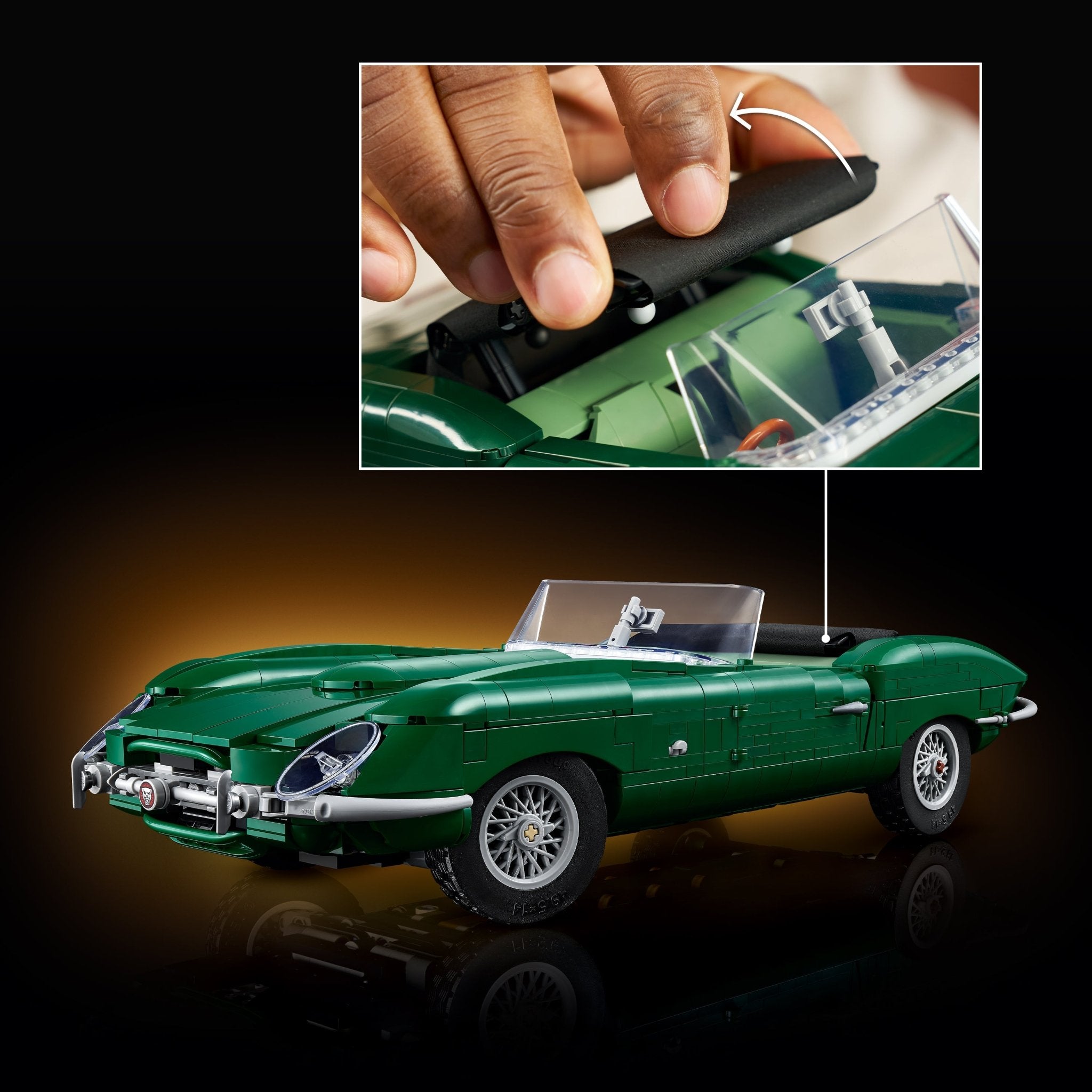 LEGO® Icons Jaguar E-Type Building Set 11381 - Mastermind Toys___253768