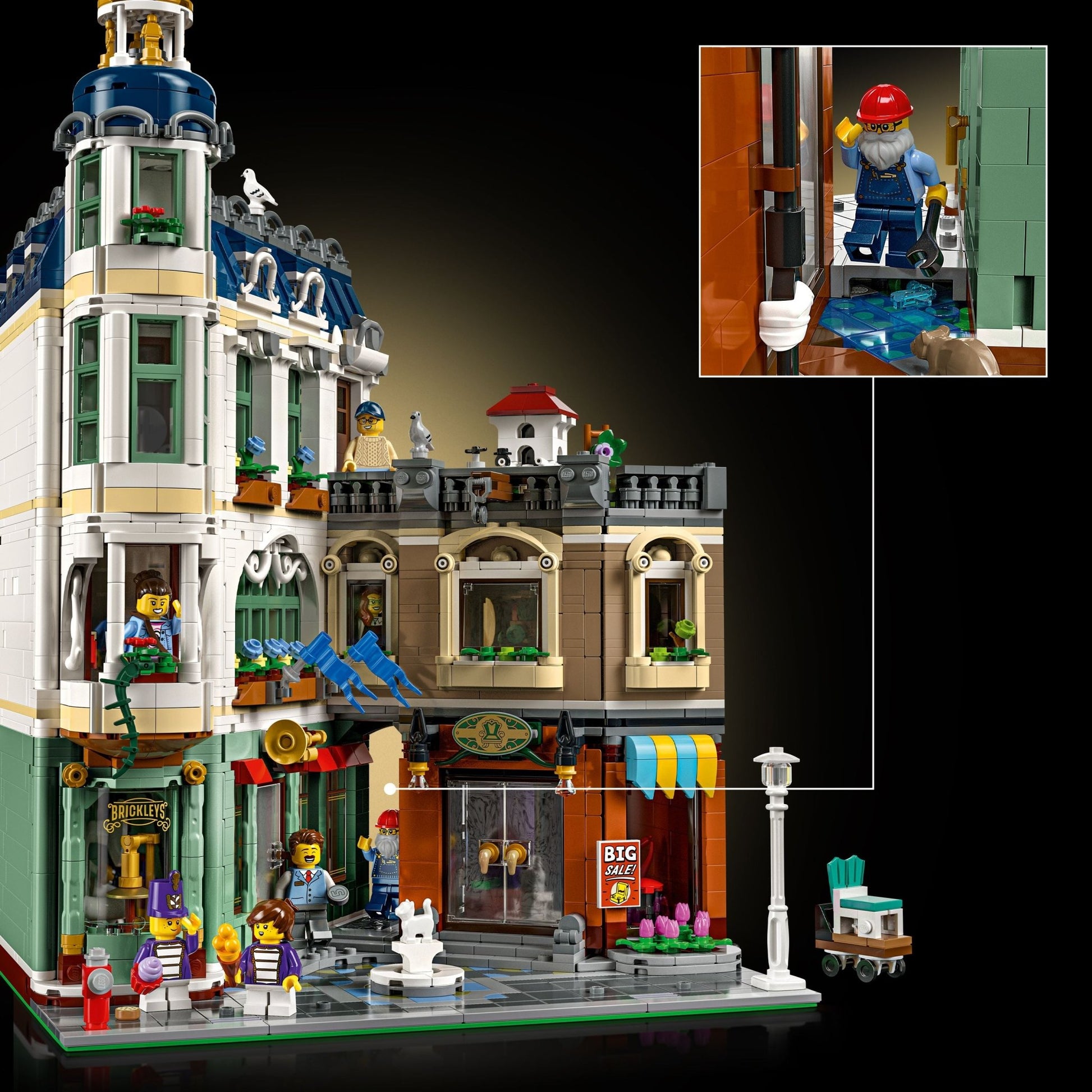 LEGO Icons Shopping Street Building Set 11371 - Mastermind Toys___253722