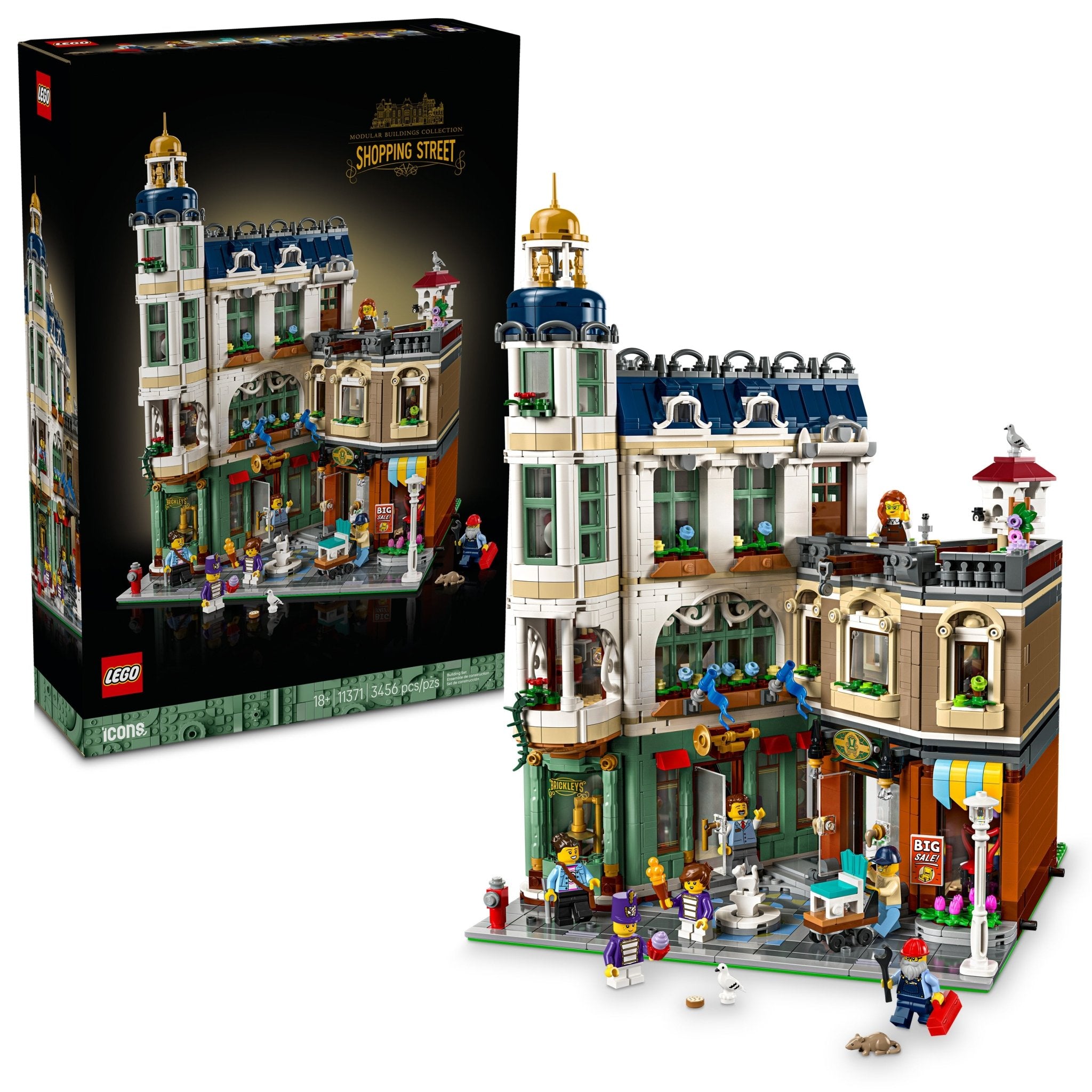 LEGO Icons Shopping Street Building Set 11371 - Mastermind Toys___253722