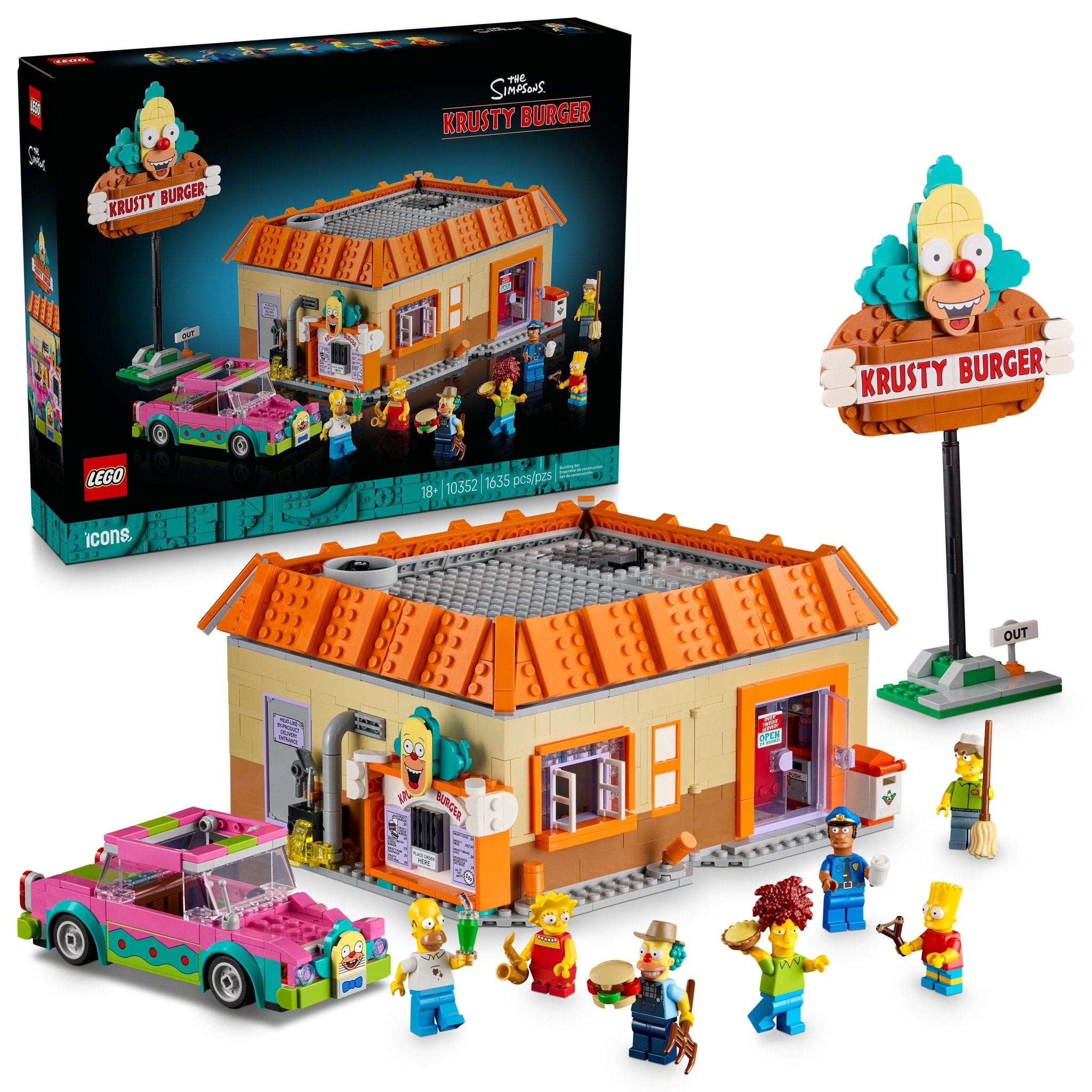 LEGO® Icons The Simpsons™: Krusty Burger 10352 - Mastermind Toys___249457