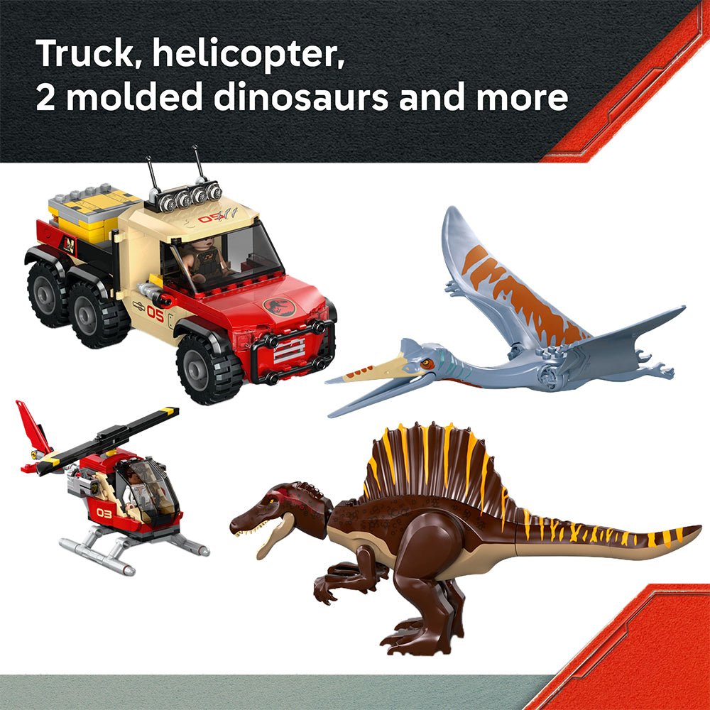 LEGO® Jurassic World Spinosaurus Quetzalcoatlus Air Mission