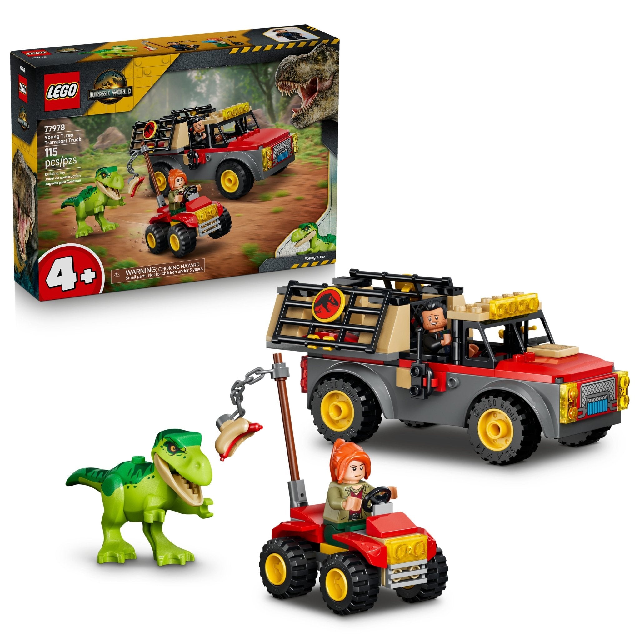 LEGO® Jurassic World Young T. rex Transport Truck 77978 - Mastermind Toys___253925