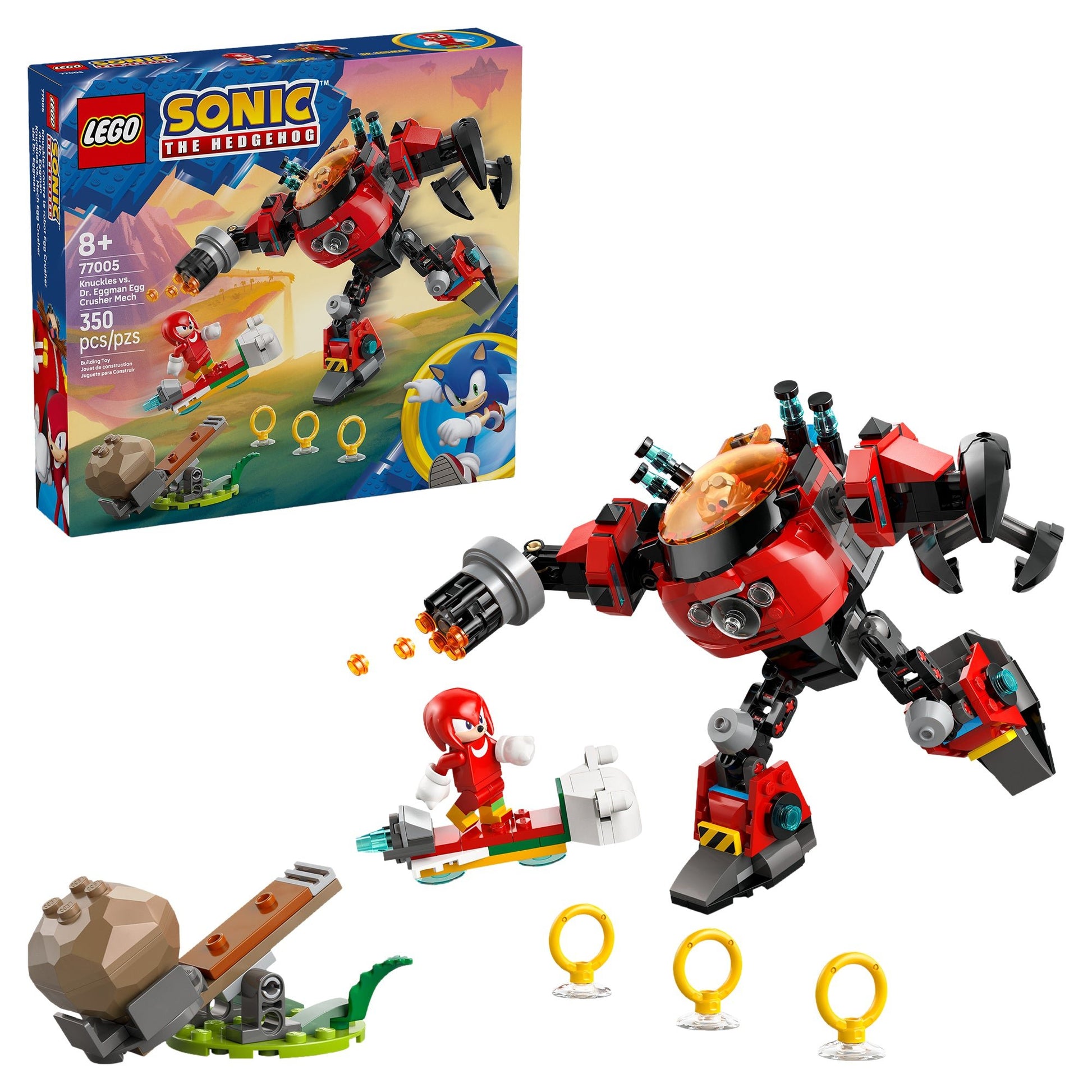 LEGO® Knuckles vs. Dr. Eggman Egg Crusher Mech - Mastermind Toys___246769