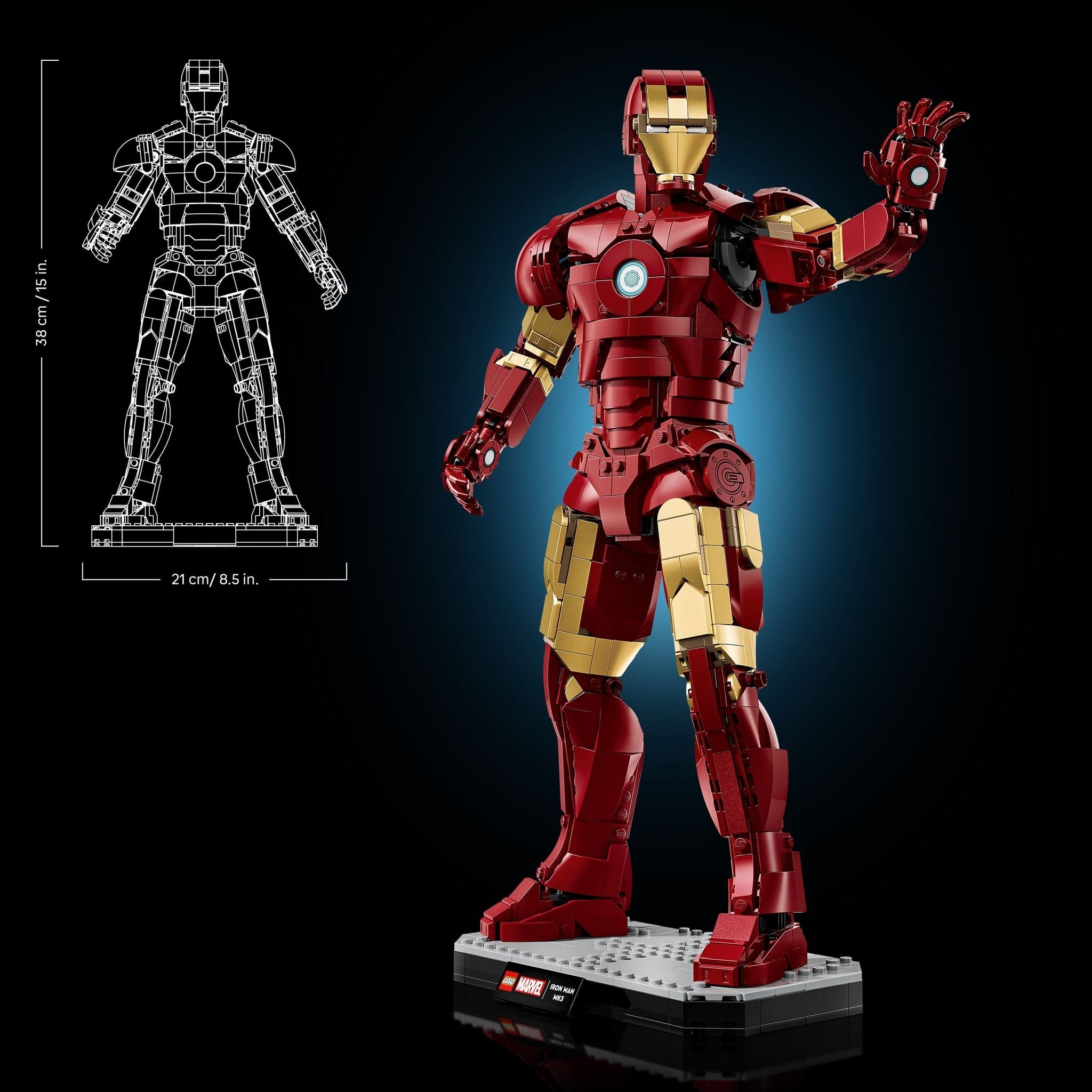 LEGO® ǀ Marvel Iron Man Mark 3 Collectors’ Edition 76344 - Mastermind Toys___249582