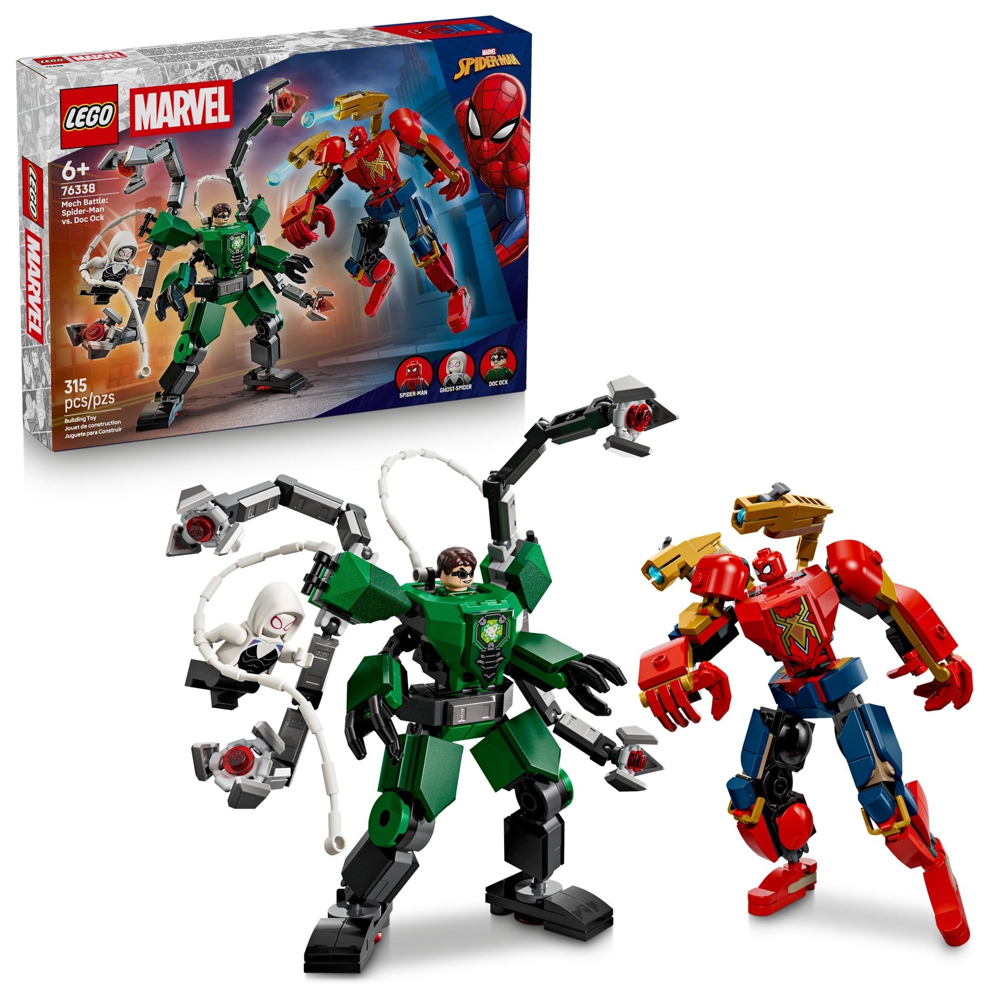 LEGO® ǀ Marvel Mech Battle: Spider - Man vs. Doc Ock 76338 - Mastermind Toys___249578