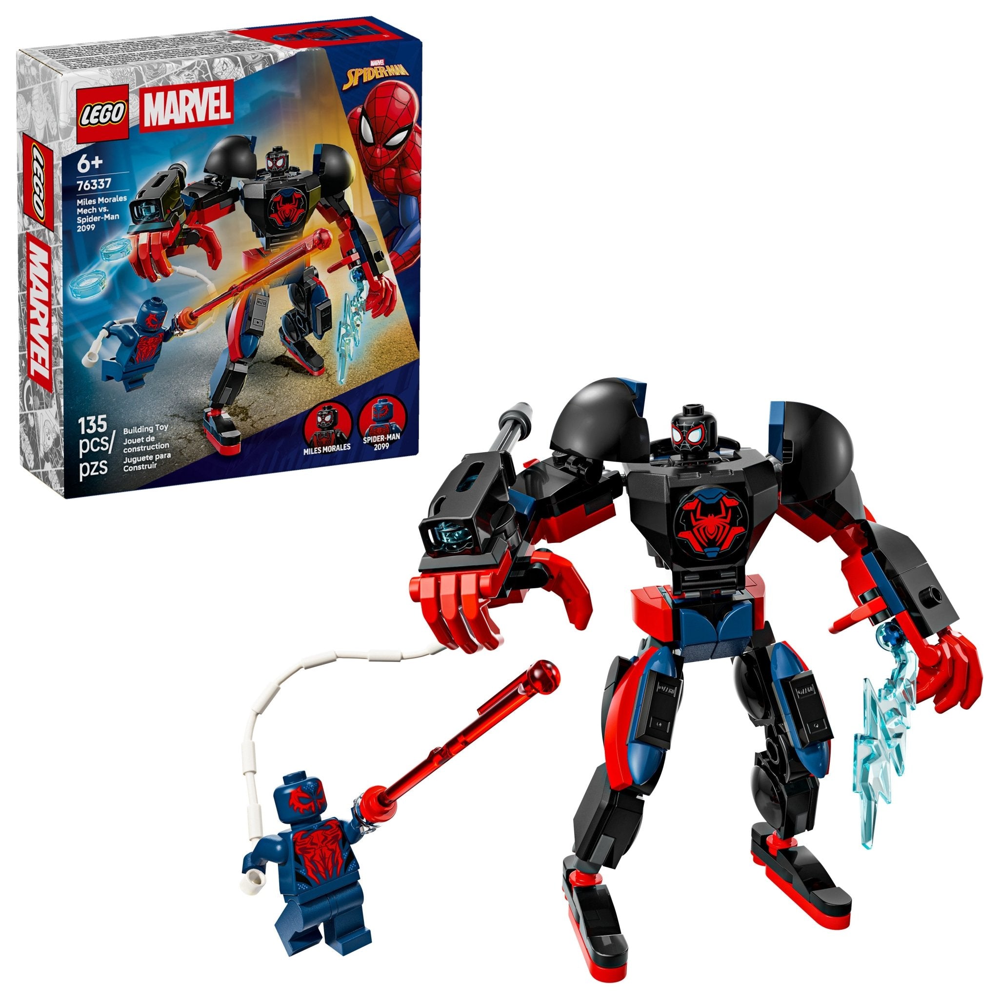 LEGO® ǀ Marvel Miles Morales Mech vs. Spider - Man 2099 - 76337 - Mastermind Toys___249577