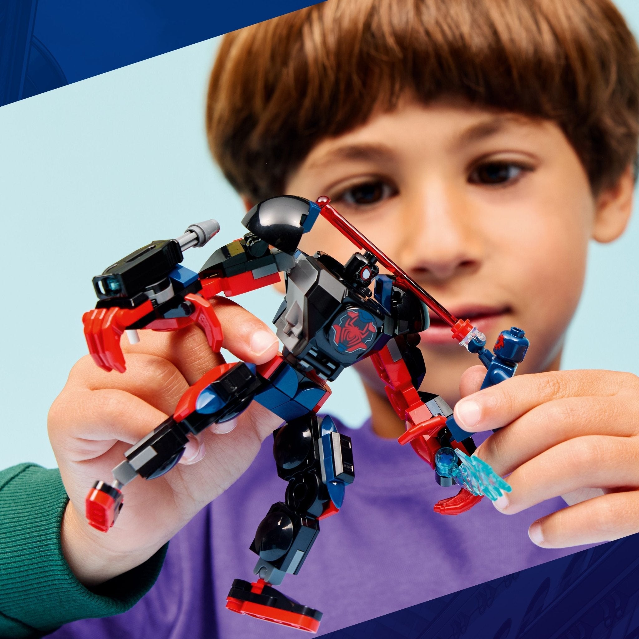 LEGO® ǀ Marvel Miles Morales Mech vs. Spider - Man 2099 - 76337 - Mastermind Toys___249577