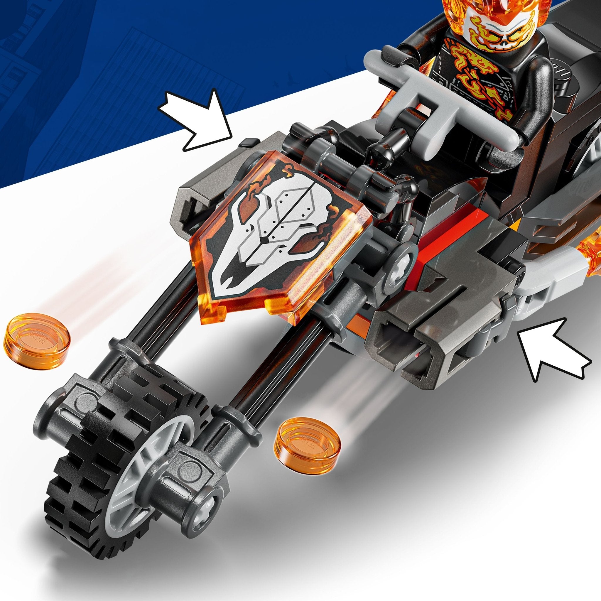 LEGO® ǀ Marvel Spider - Man vs. Ghost Rider Motorcycle 76335 - Mastermind Toys___249575