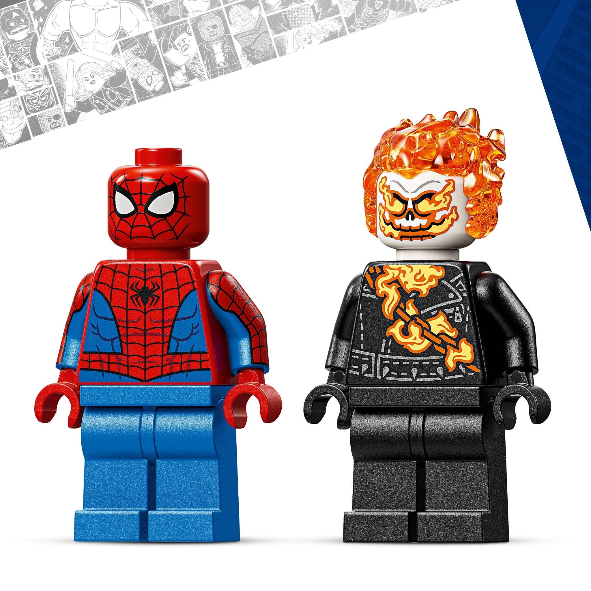 LEGO® ǀ Marvel Spider - Man vs. Ghost Rider Motorcycle 76335 - Mastermind Toys___249575