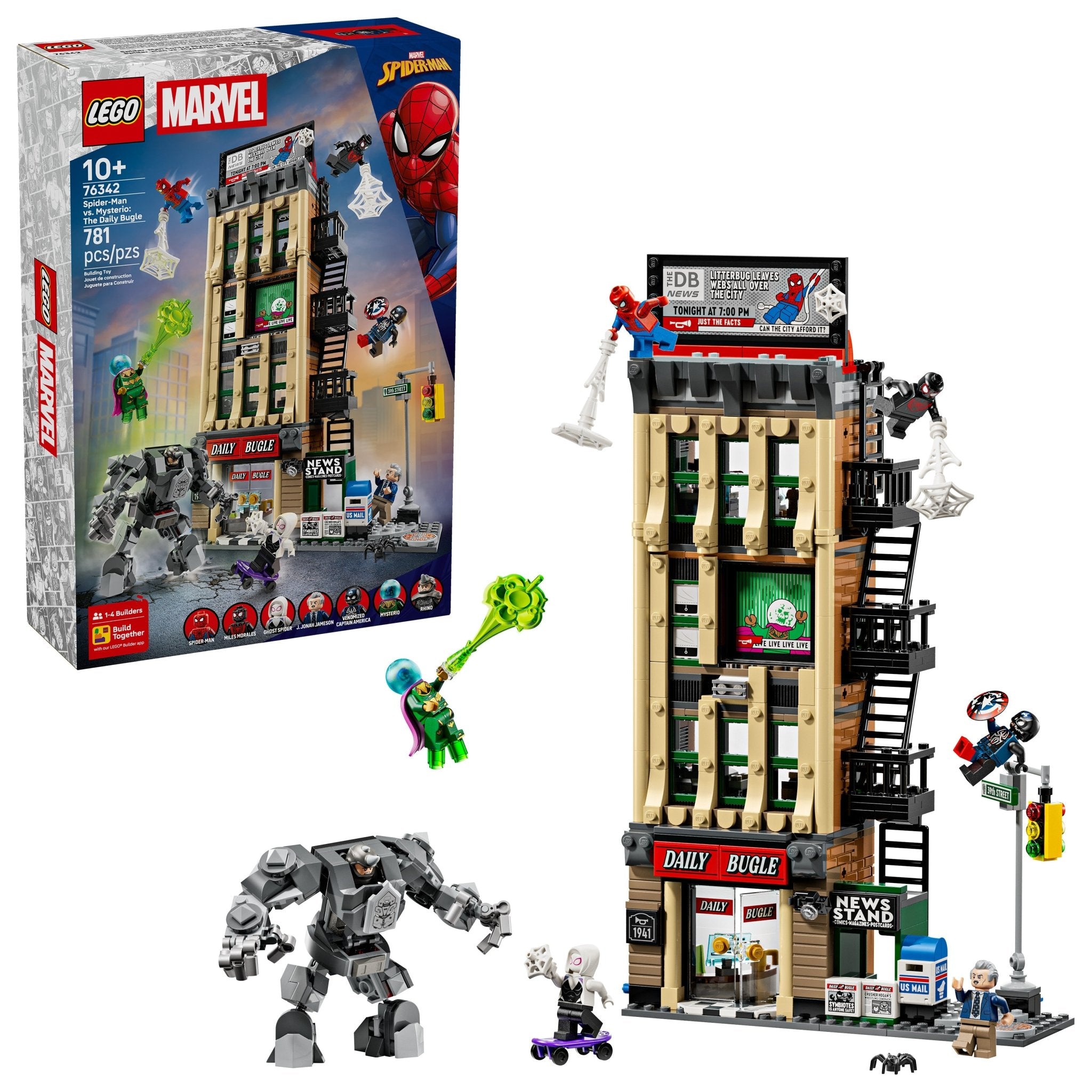 LEGO® ǀ Marvel Spider - Man vs. Mysterio: The Daily Bugle 76342 - Mastermind Toys___249580