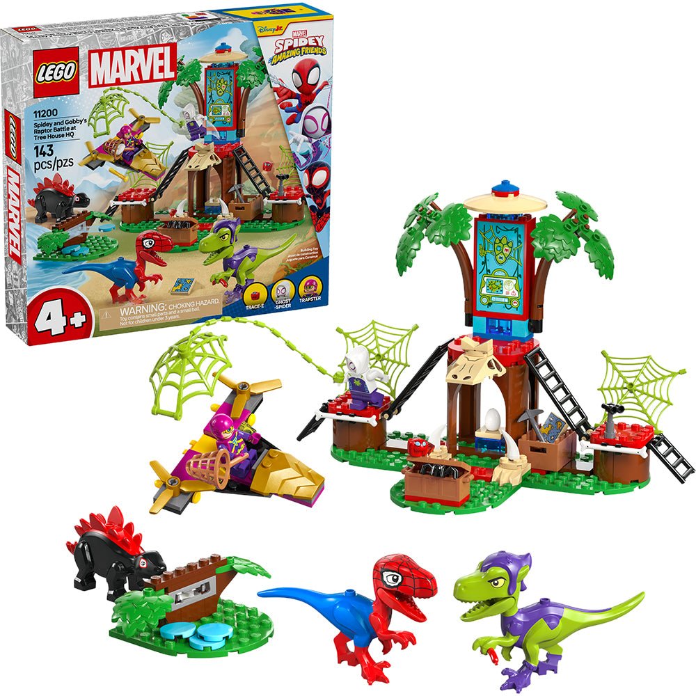 LEGO® Marvel Spidey And His Amazing Friends Spidey and Gobby’s Raptor Battle at Tree House HQ 11200 - Mastermind Toys___244307