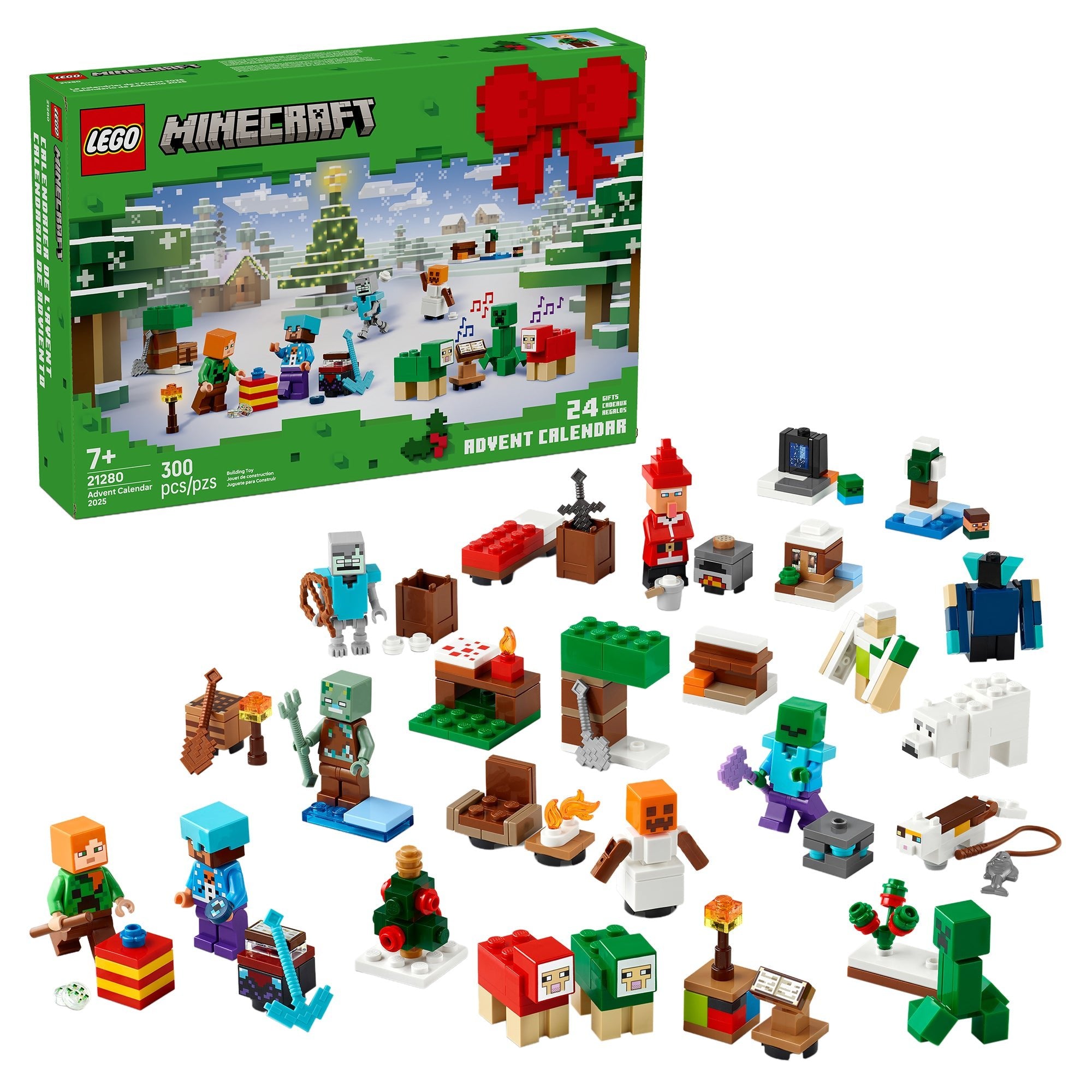 LEGO Minecraft Advent Calendar 2025 21280 - Mastermind Toys___248429