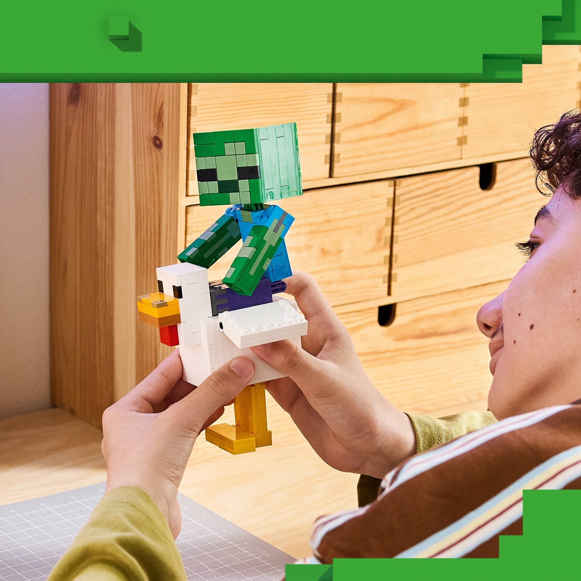LEGO® Minecraft Chicken Jockey Building Toy 21582 - Mastermind Toys___253783