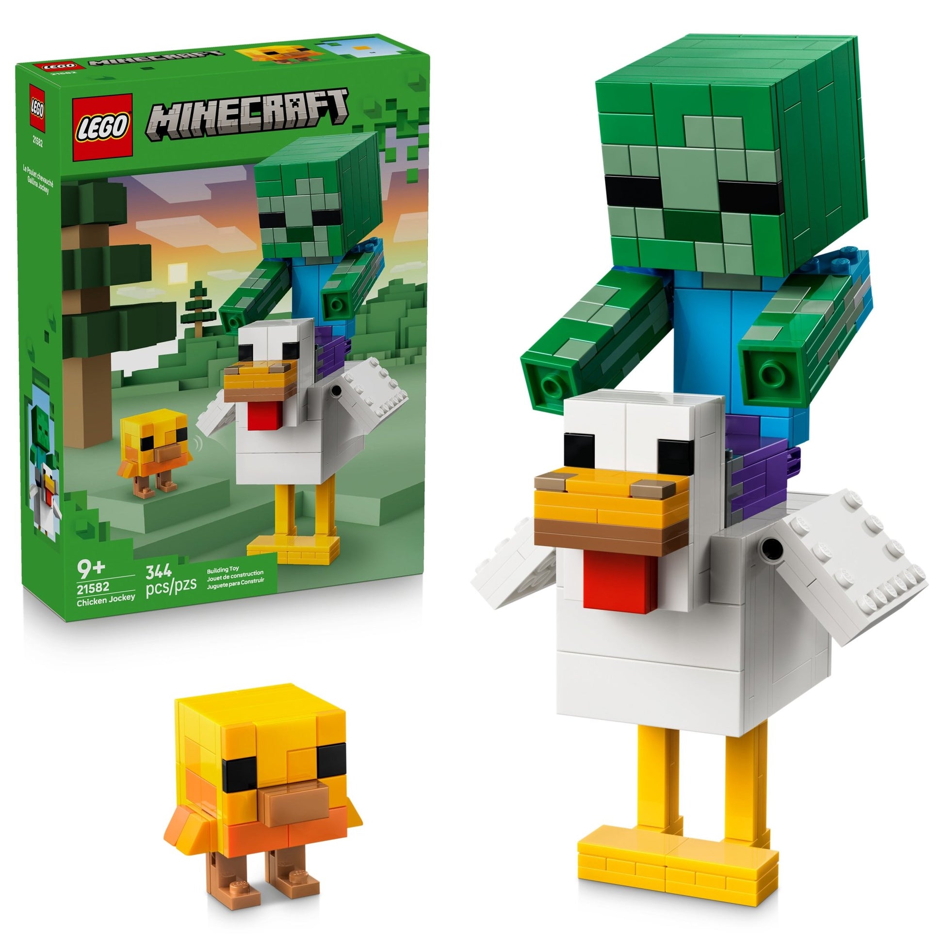 LEGO® Minecraft Chicken Jockey Building Toy 21582 - Mastermind Toys___253783