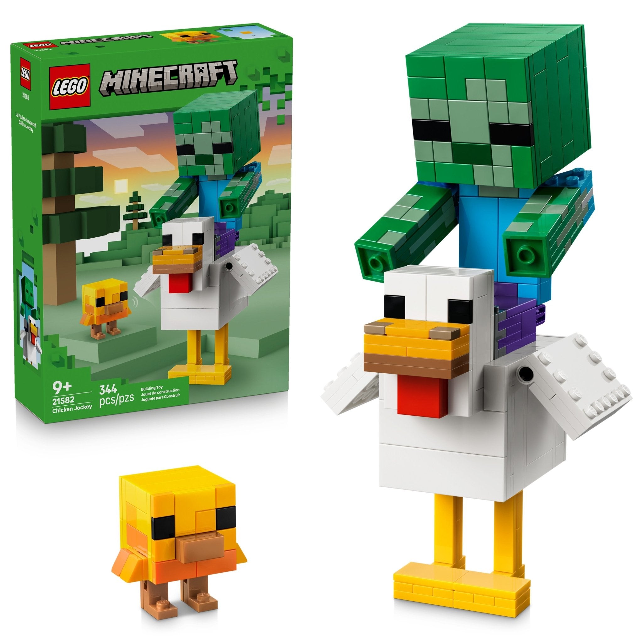 LEGO® Minecraft Chicken Jockey Building Toy 21582 - Mastermind Toys___253783