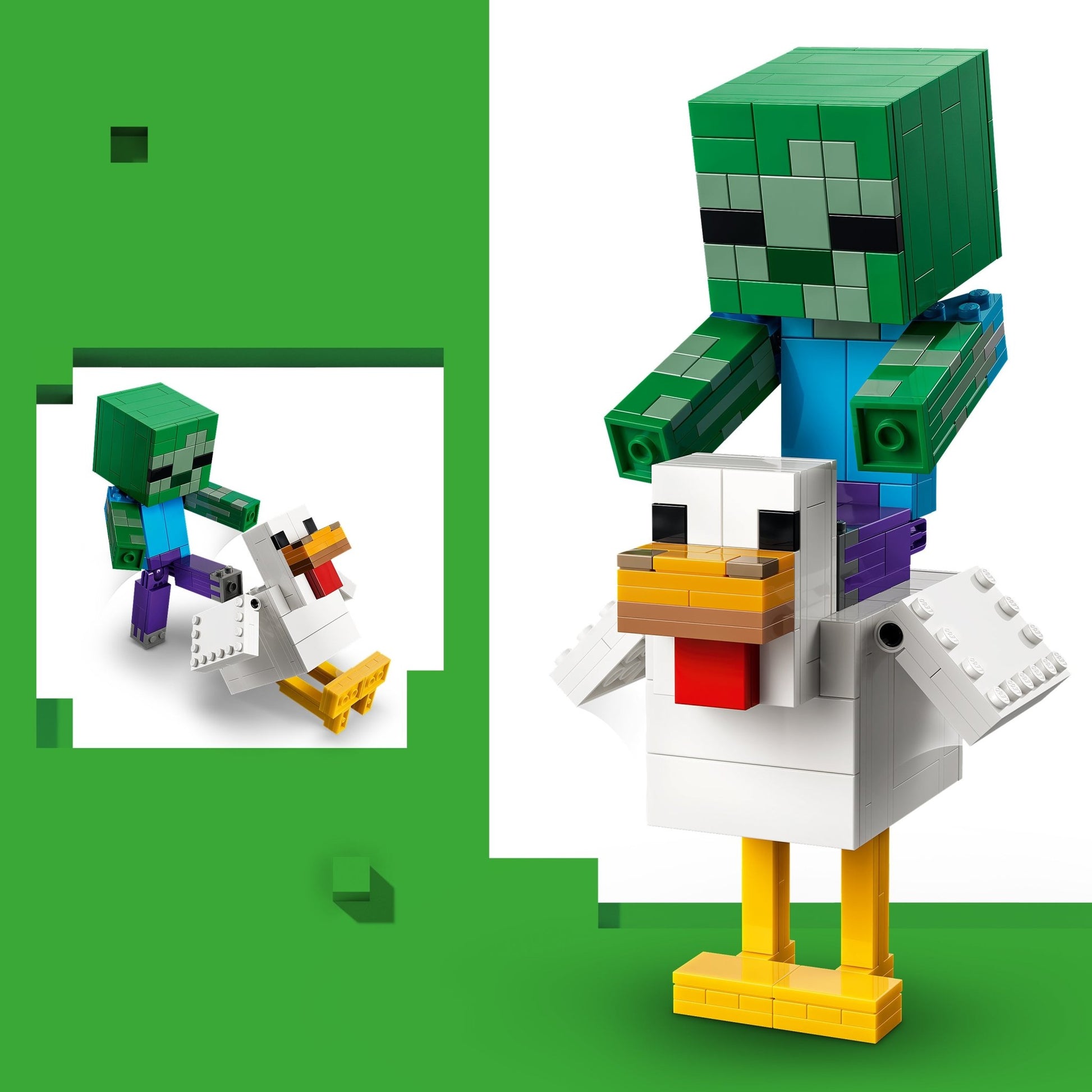 LEGO® Minecraft Chicken Jockey Building Toy 21582 - Mastermind Toys___253783
