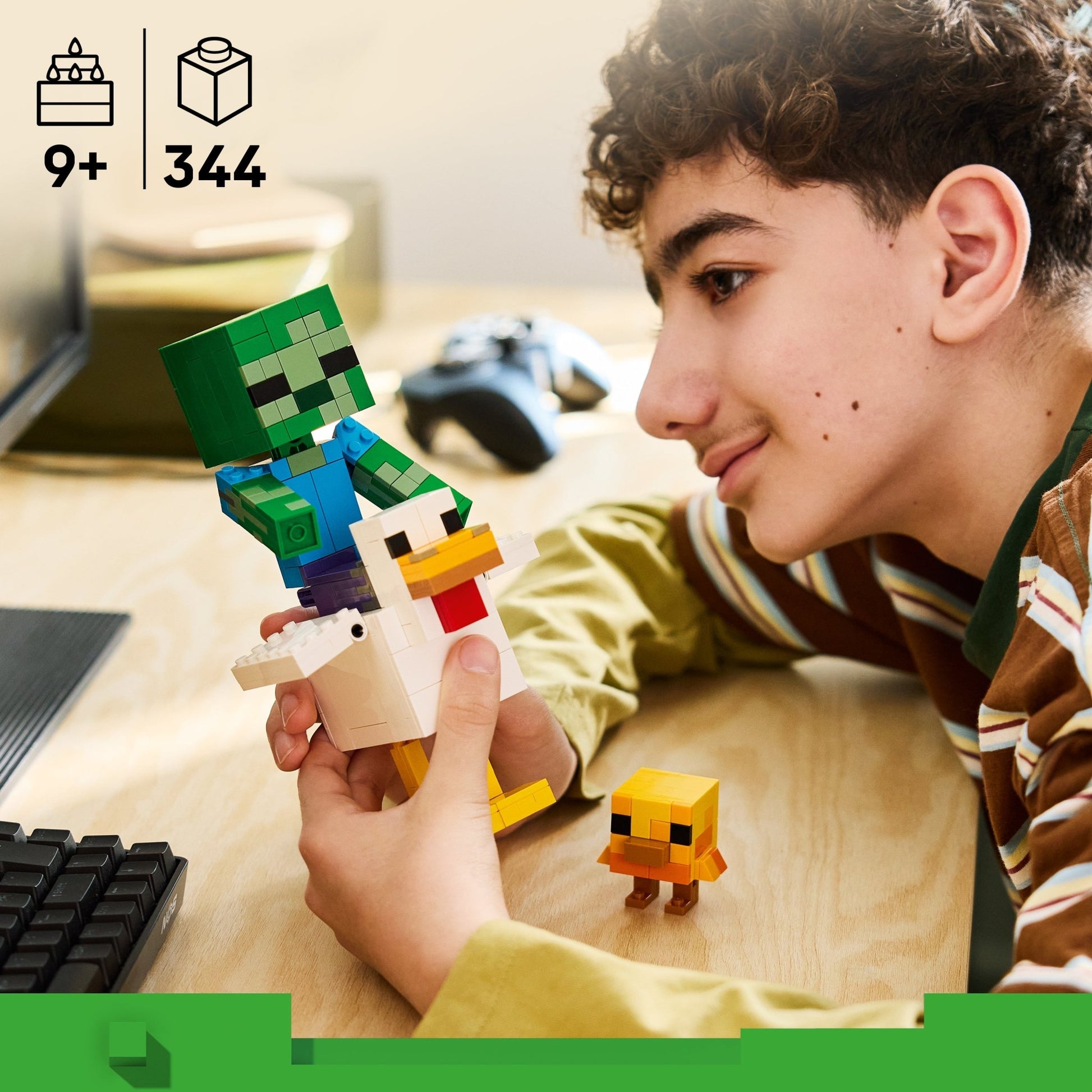LEGO® Minecraft Chicken Jockey Building Toy 21582 - Mastermind Toys___253783