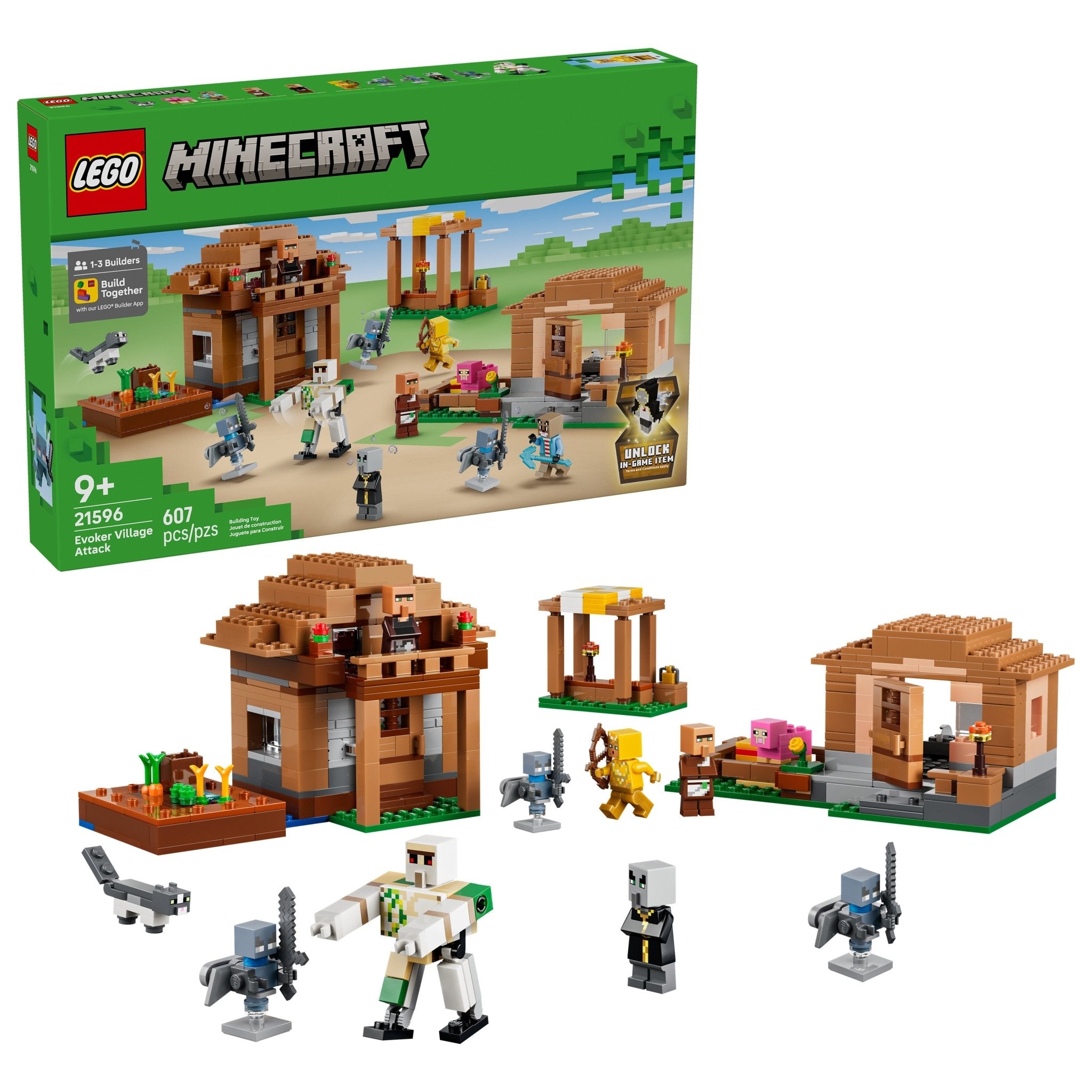 LEGO Minecraft Evoker Village Attack 21596 - Mastermind Toys___253788