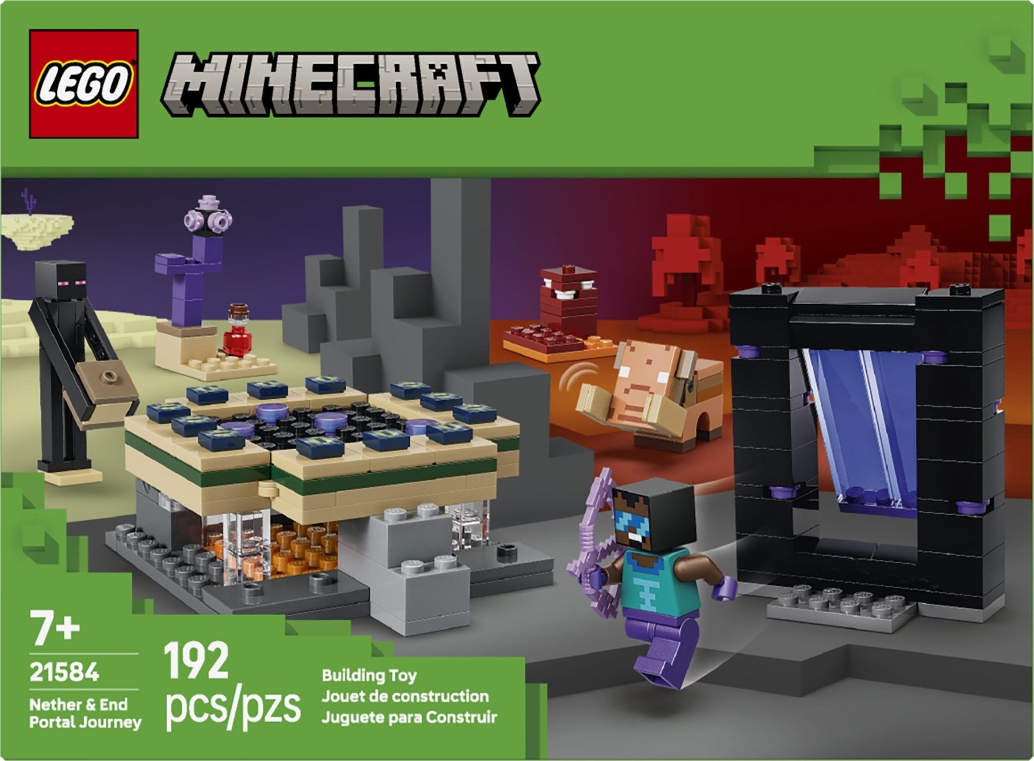 LEGO® Minecraft® Nether & End Portal Journey 21584 - Mastermind Toys___249480