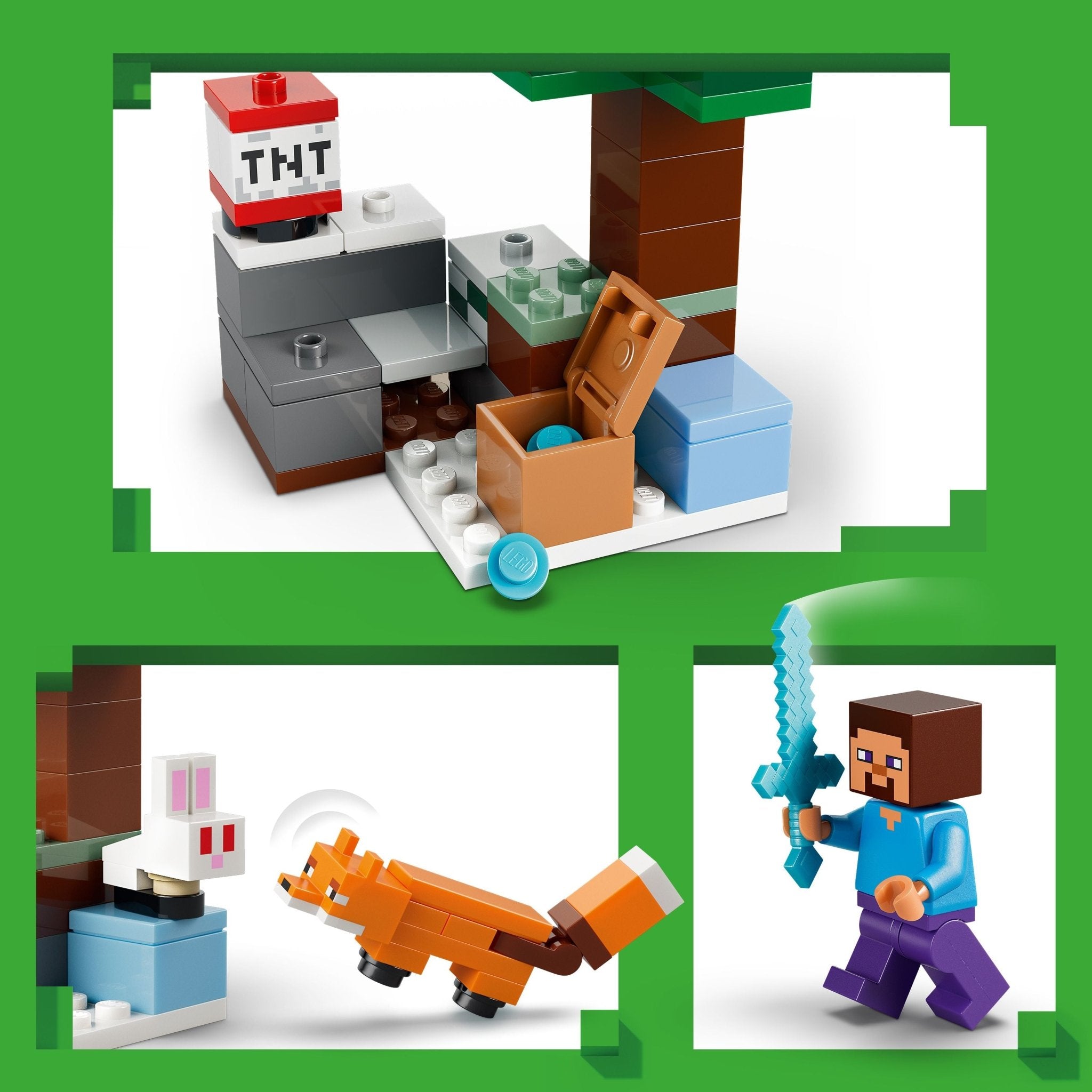 LEGO® Minecraft® Steve’s Taiga Adventure 21583 - Mastermind Toys___249479