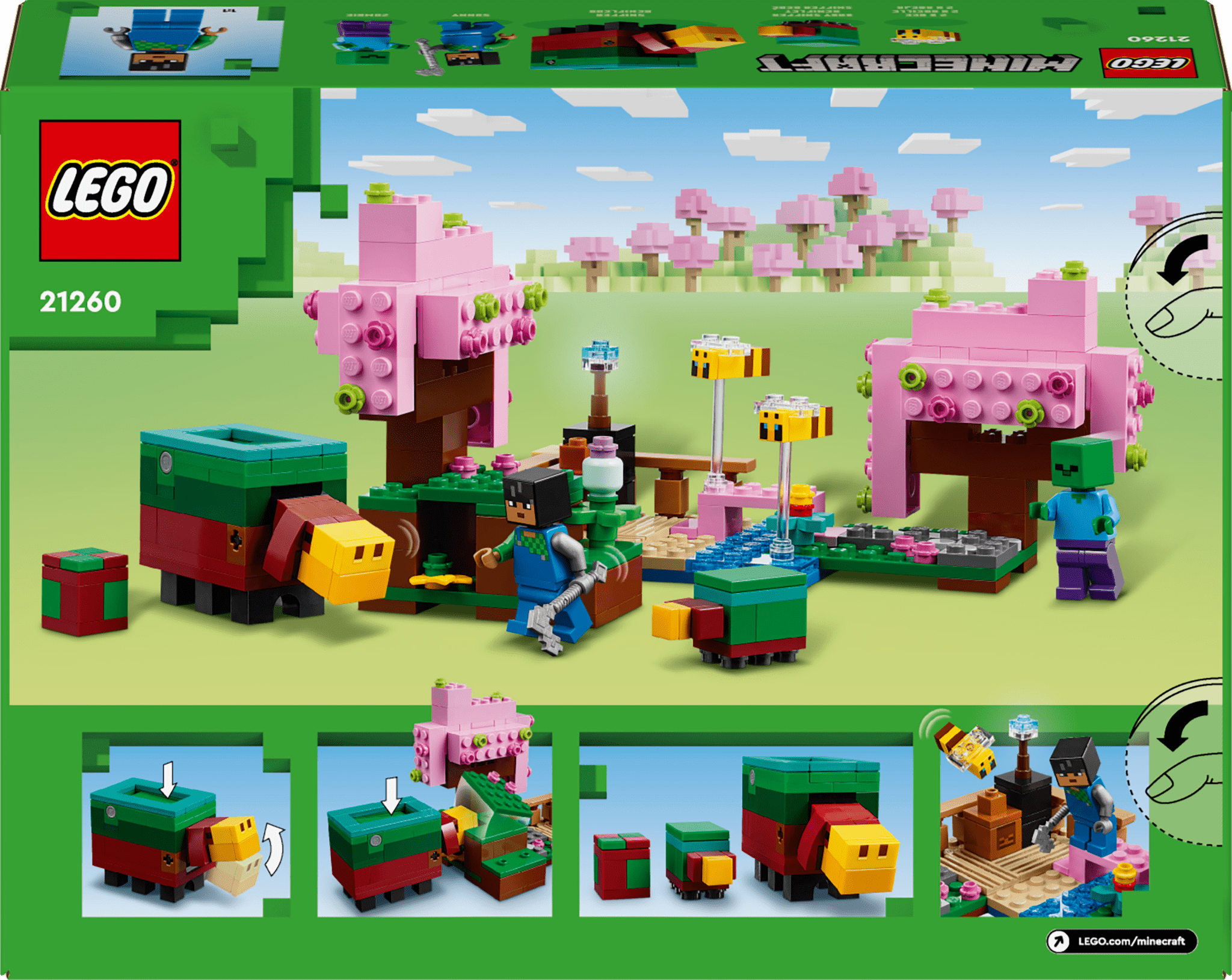 LEGO?? Minecraft?? The Cherry Blossom Garden 21260 - Mastermind Toys___236062