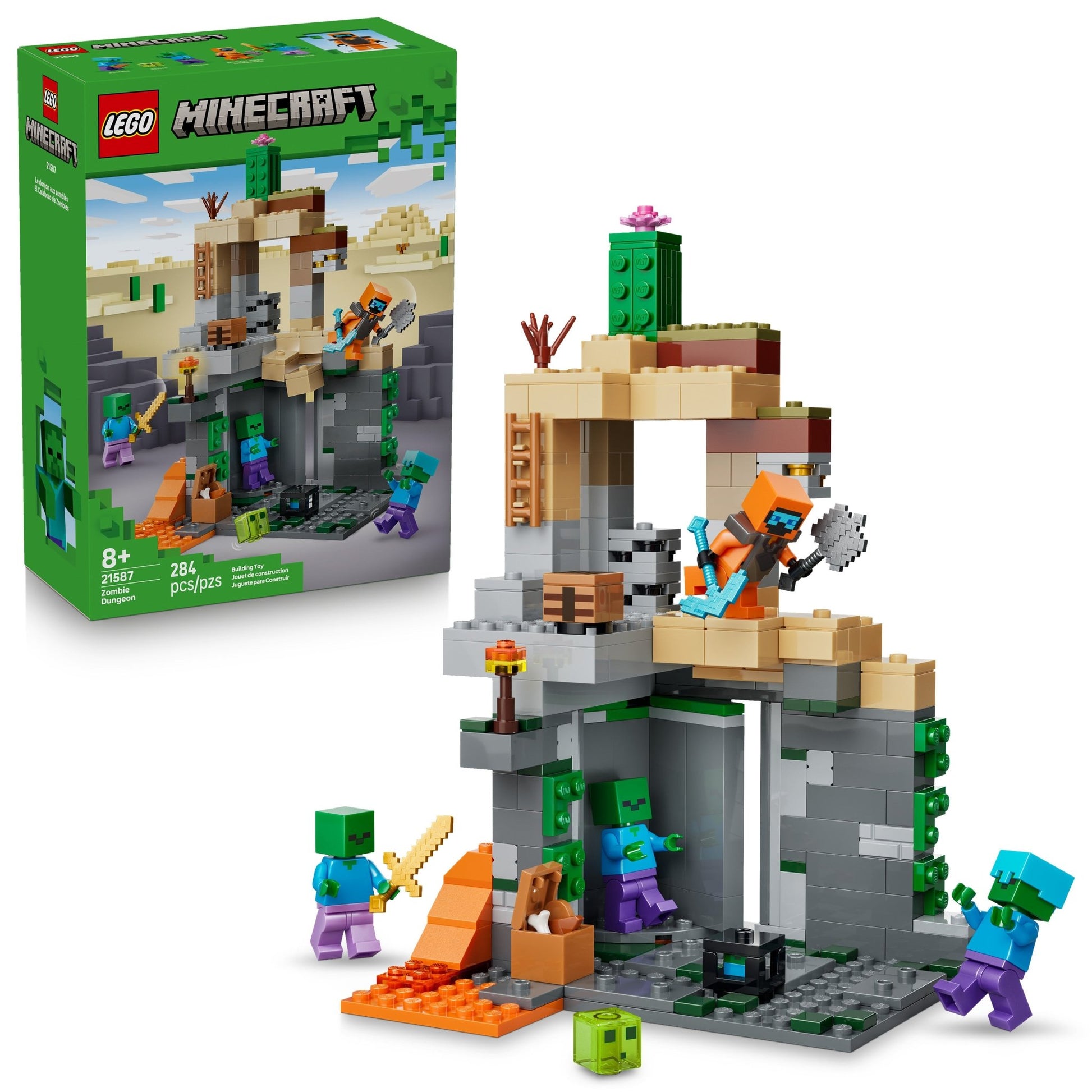 LEGO® Minecraft® Zombie Dungeon 21587 - Mastermind Toys___249483