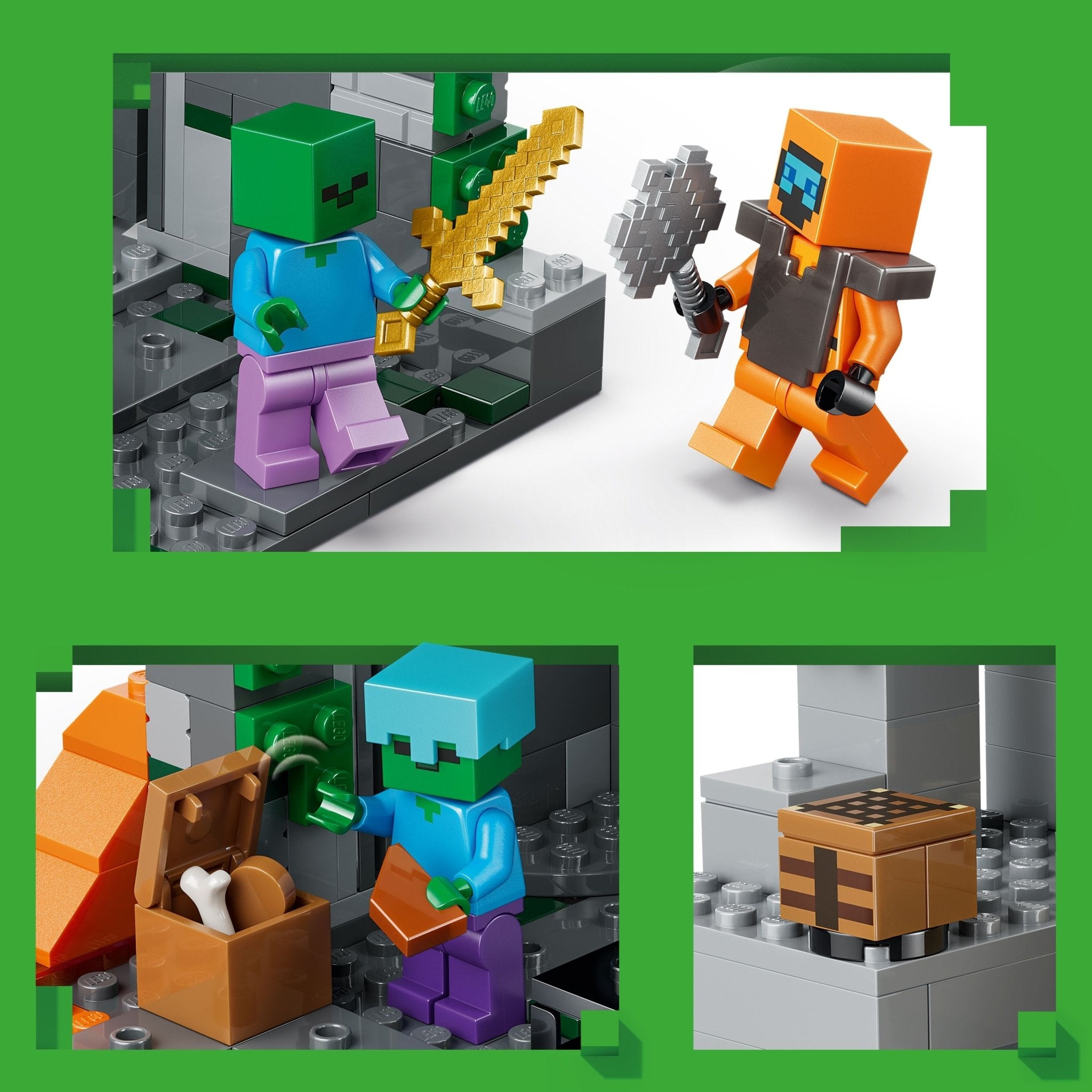 LEGO® Minecraft® Zombie Dungeon 21587 - Mastermind Toys___249483