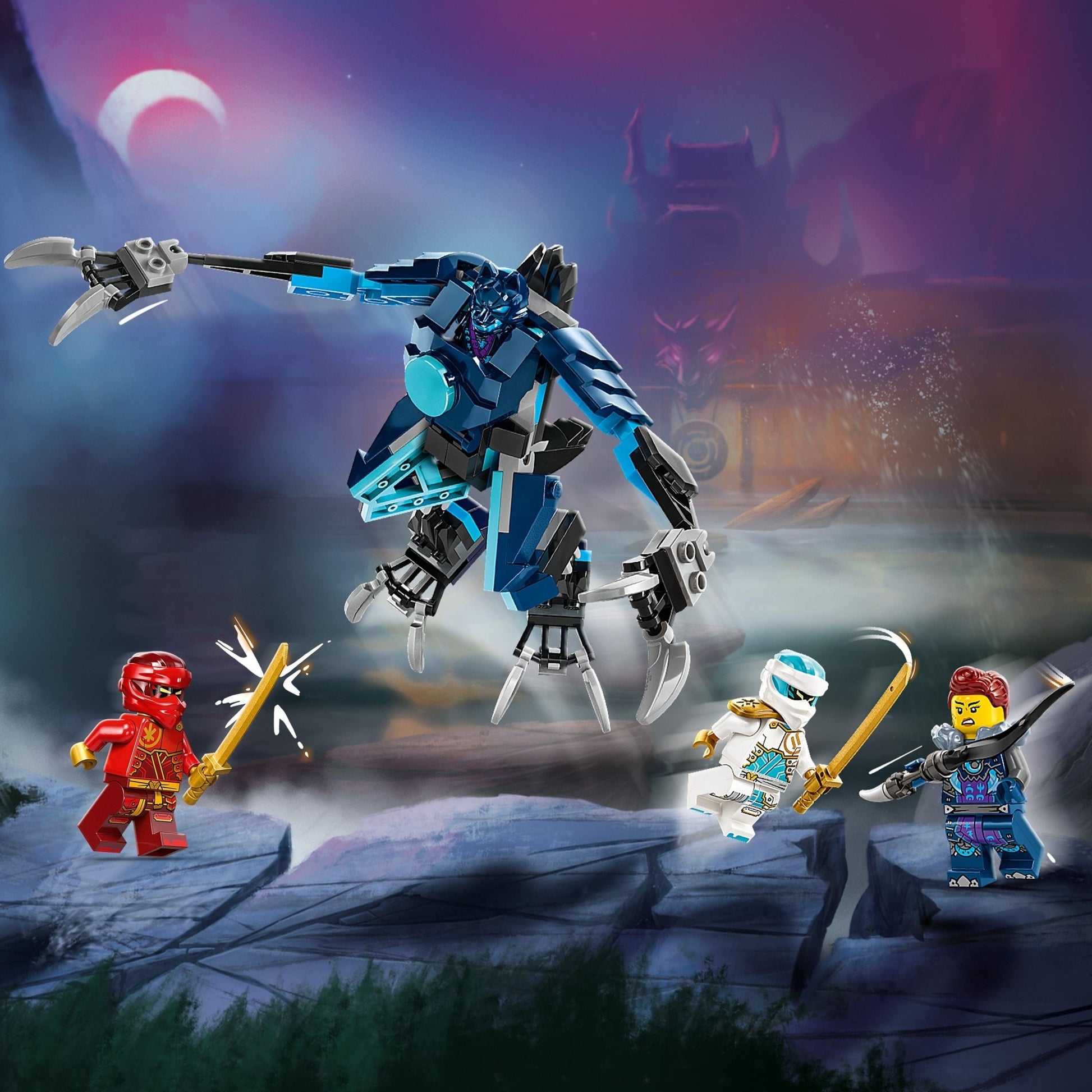 LEGO® NINJAGO Kai's Elemental Fire Mech Action Figu – Mastermind Toys