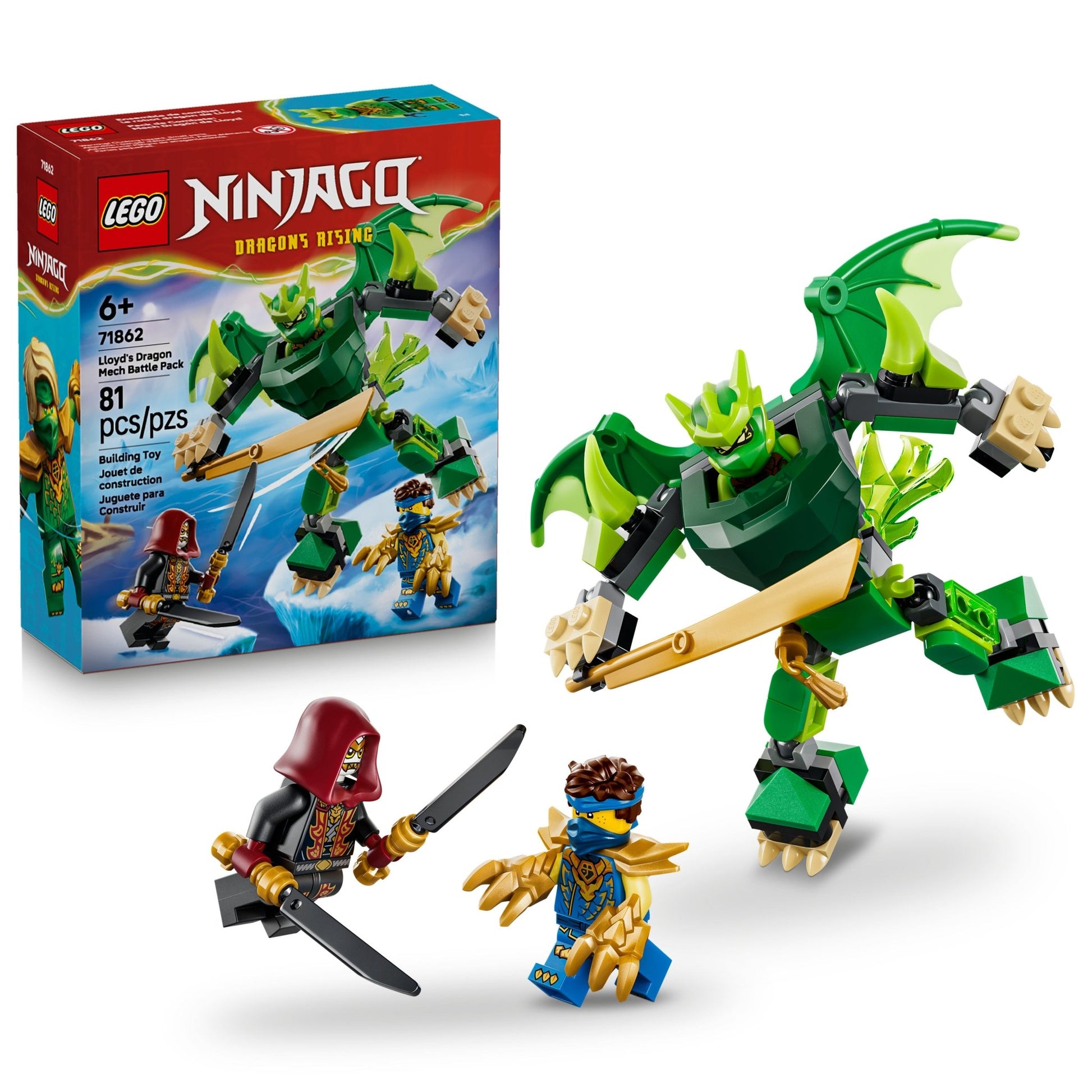 LEGO® NINJAGO Lloyd's Dragon Mech Battle Pack 71862 - Mastermind Toys___253860