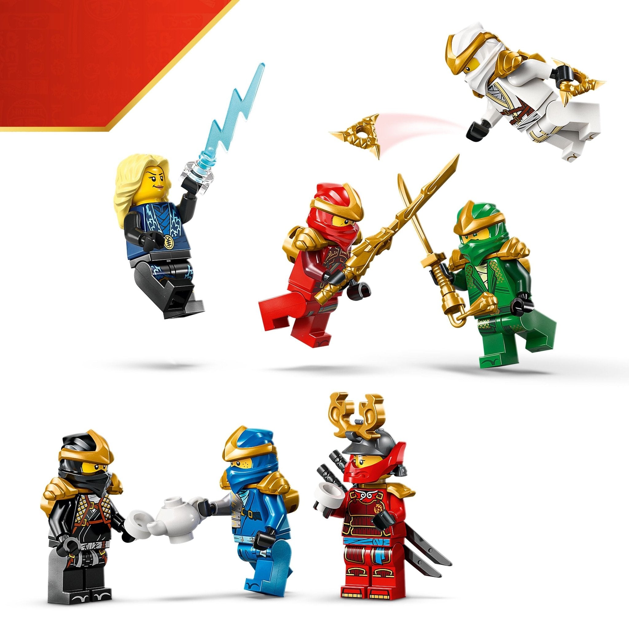 LEGO® NINJAGO® Ninja Character Display 15th Anniversary 71866 - Mastermind Toys___249565