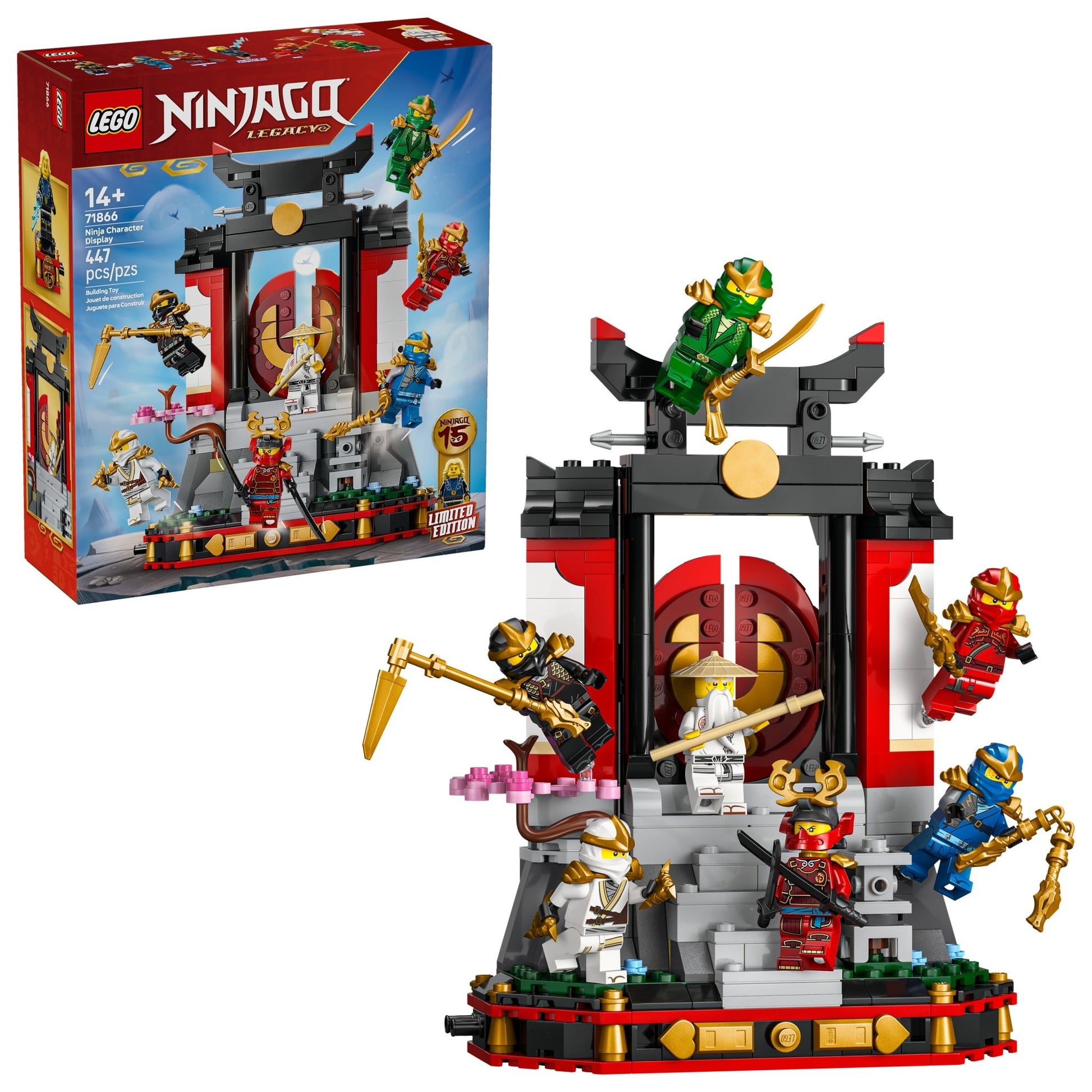 LEGO® NINJAGO® Ninja Character Display 15th Anniversary 71866 - Mastermind Toys___249565