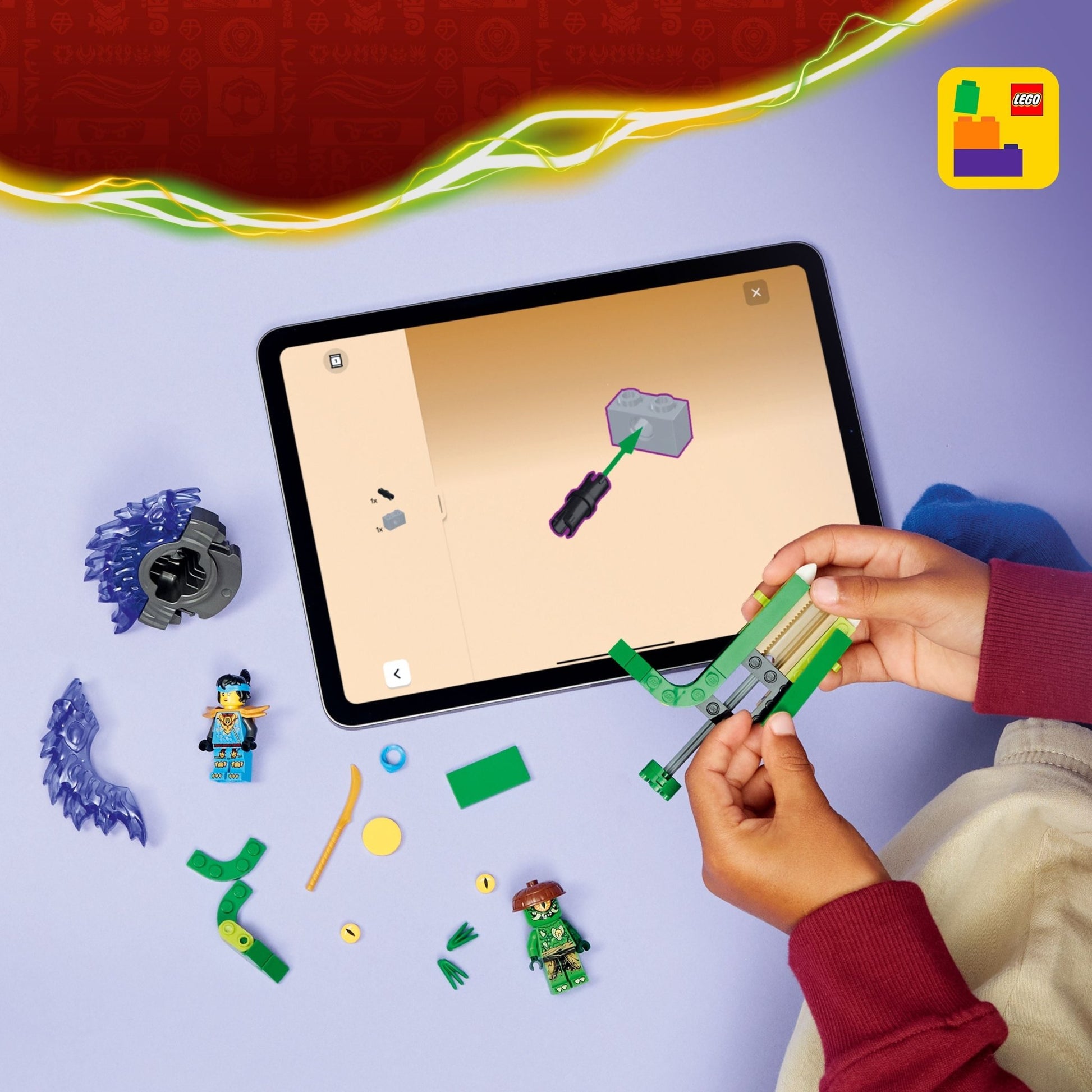 LEGO® NINJAGO® Nya vs. Mutation Monster Spinner 71849 - Mastermind Toys___249556