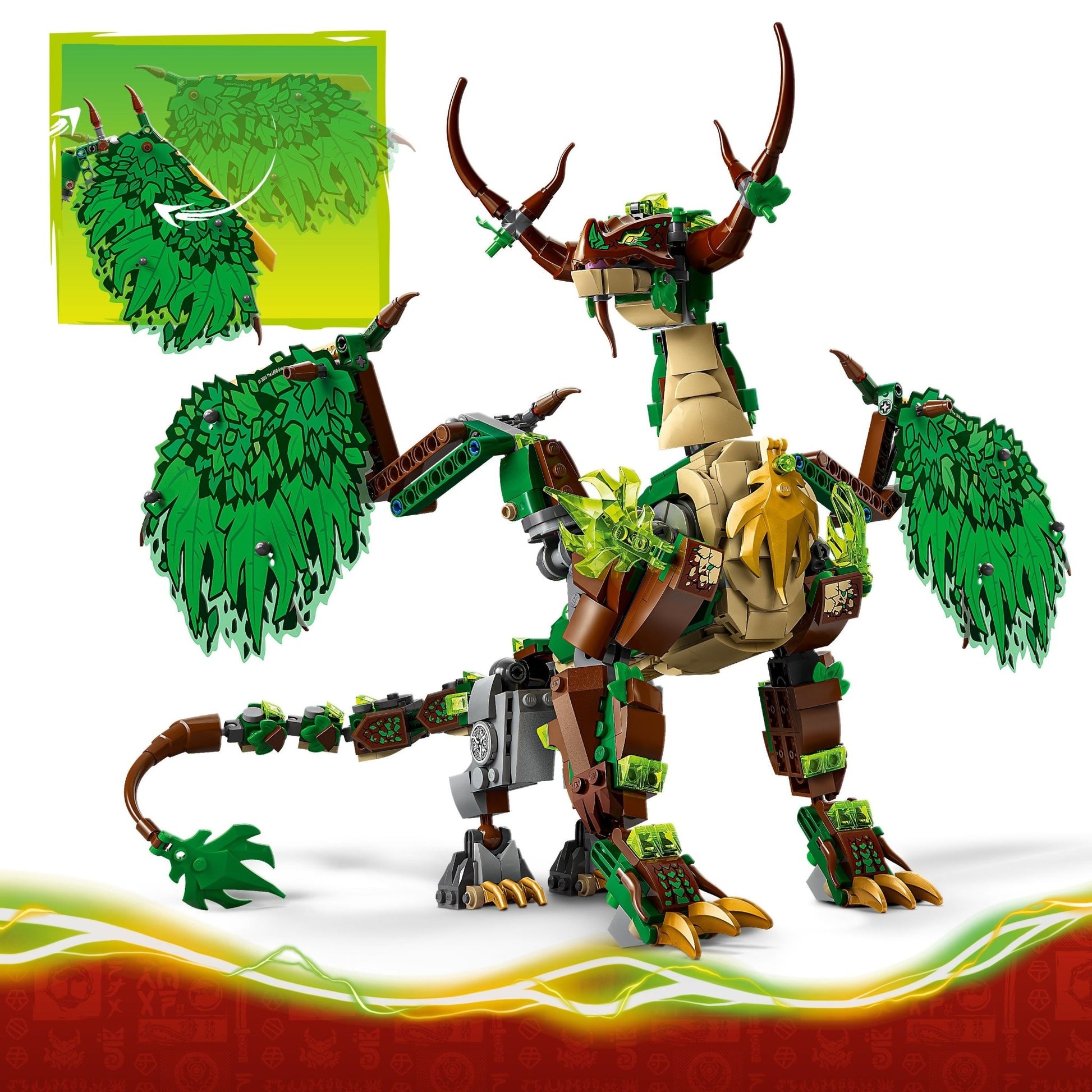 LEGO® NINJAGO® The Dragon of Life Dragon 71859 - Mastermind Toys___249564