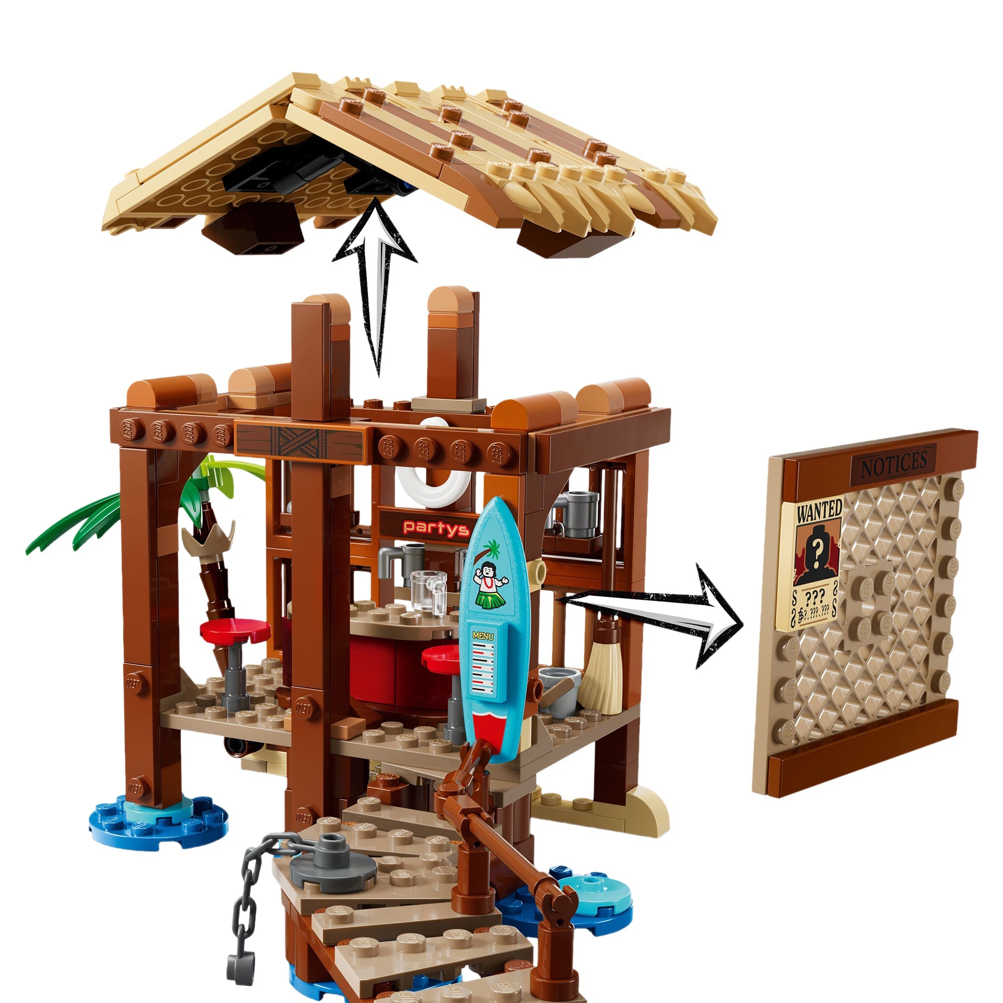 LEGO® ONE PIECE Windmill Village Hut Building Kit 75636