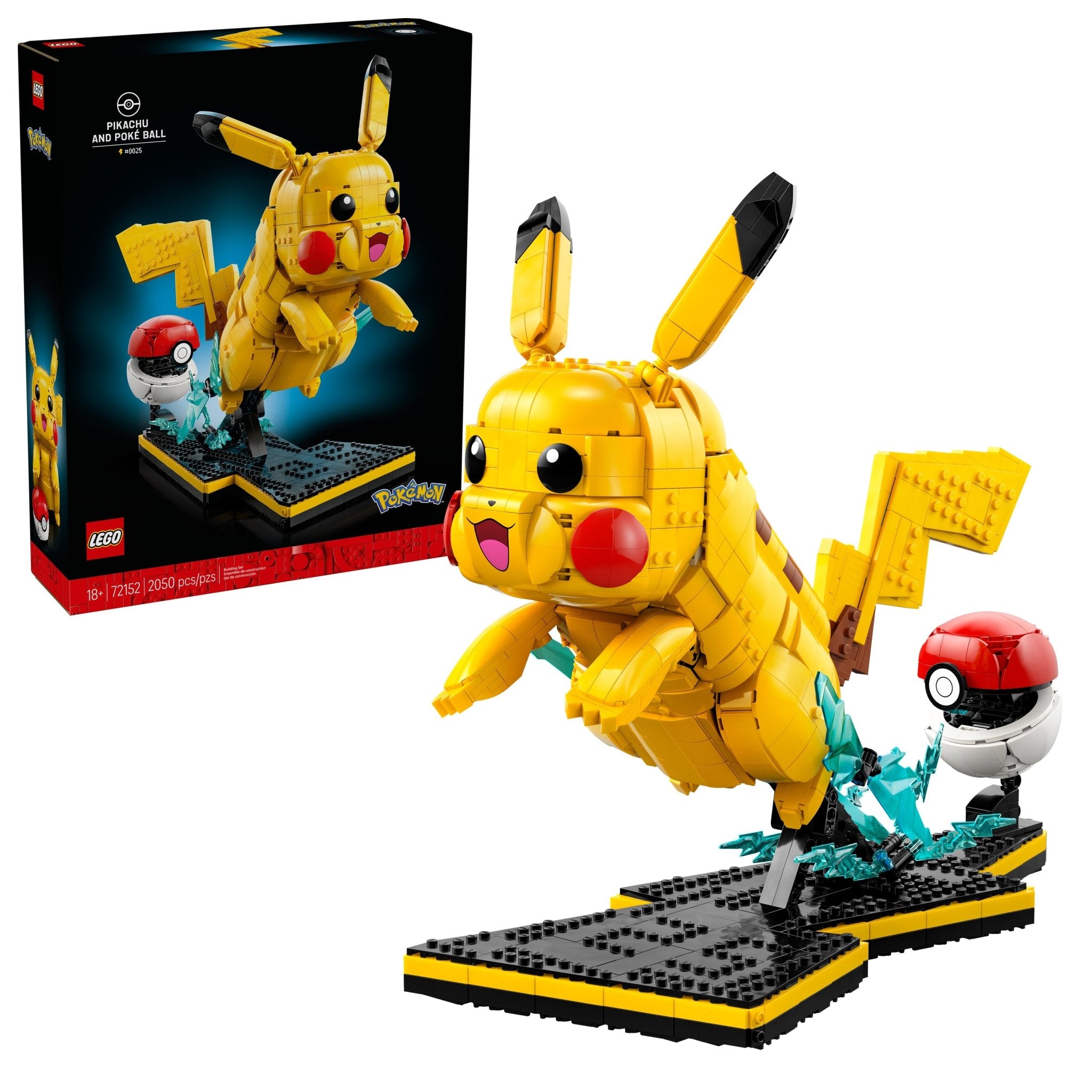 LEGO Pokémon Pikachu and Poké Ball 72152 - Mastermind Toys___253726