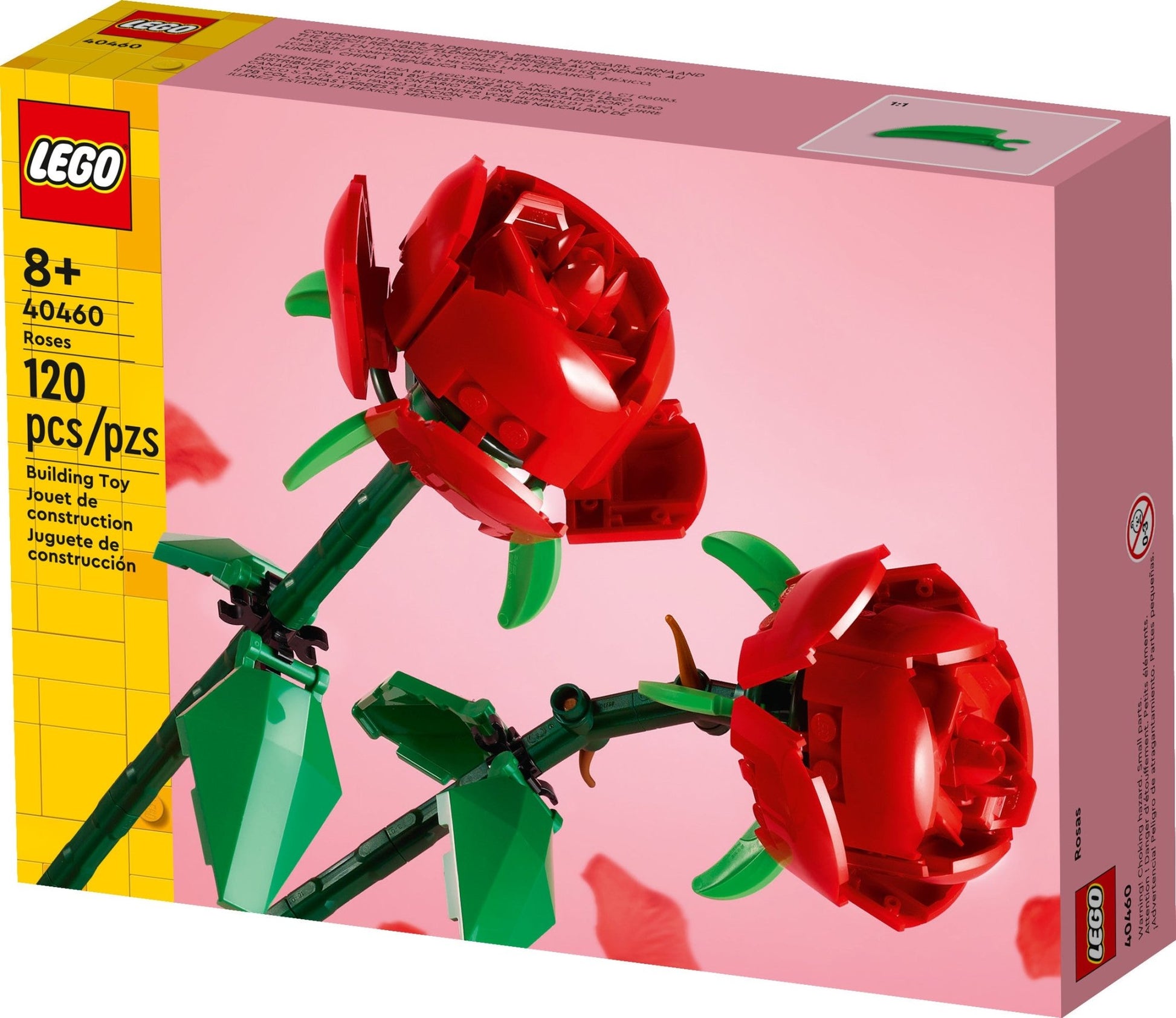 LEGO® Roses 40460 Building Kit (120 Pieces) – Mastermind Toys